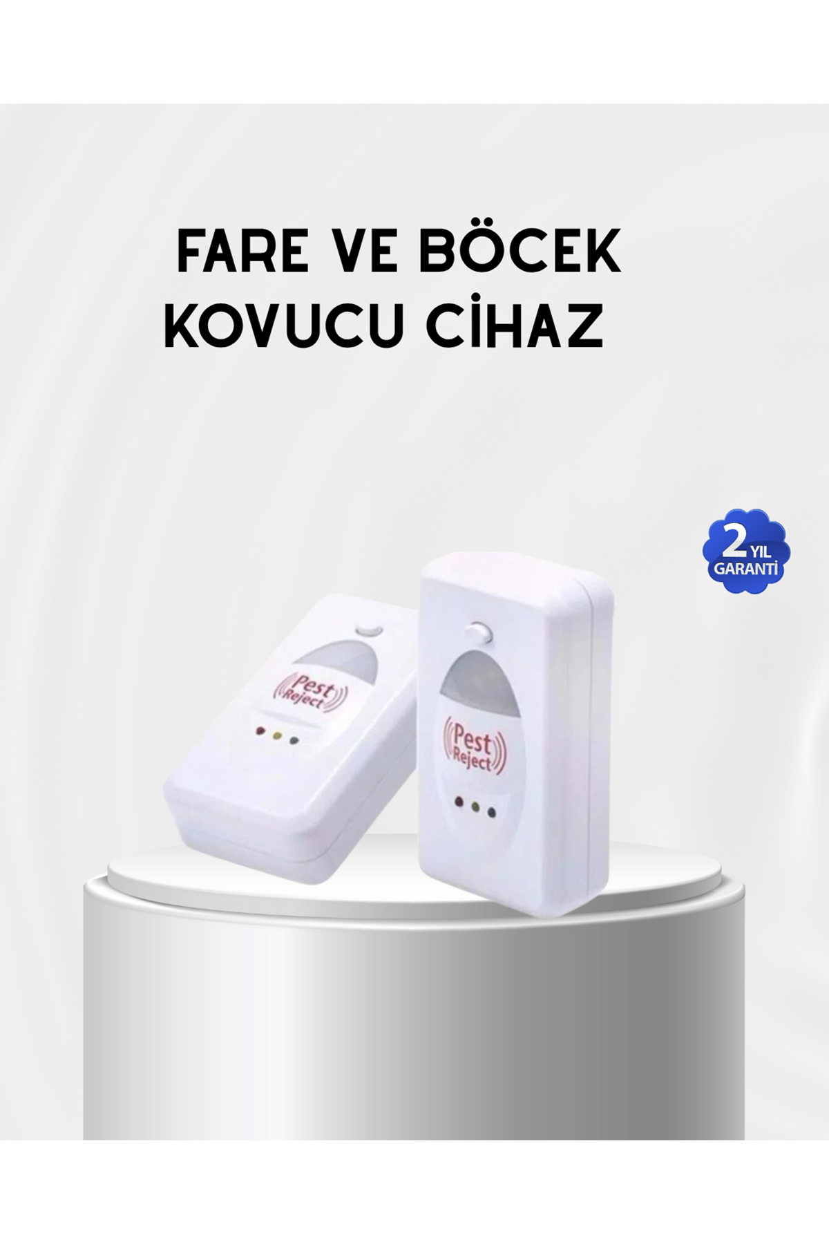 Fare, Sivrisinek ve Böcek Kovucu Ultrasonik Cihaz – Güvenli ve Kimyasalsız Çözüm