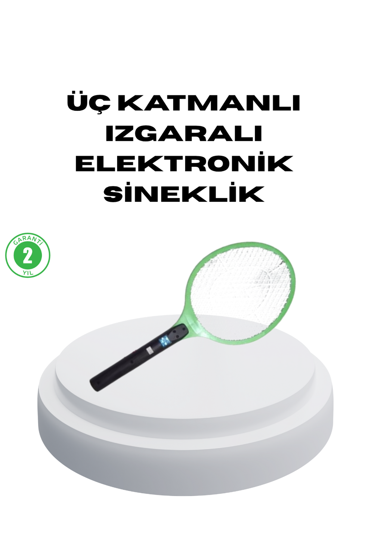 Pil ile Çalışan Elektronik Sinek Öldürücü – Çocuk ve Evcil Hayvan Dostu Tasarım