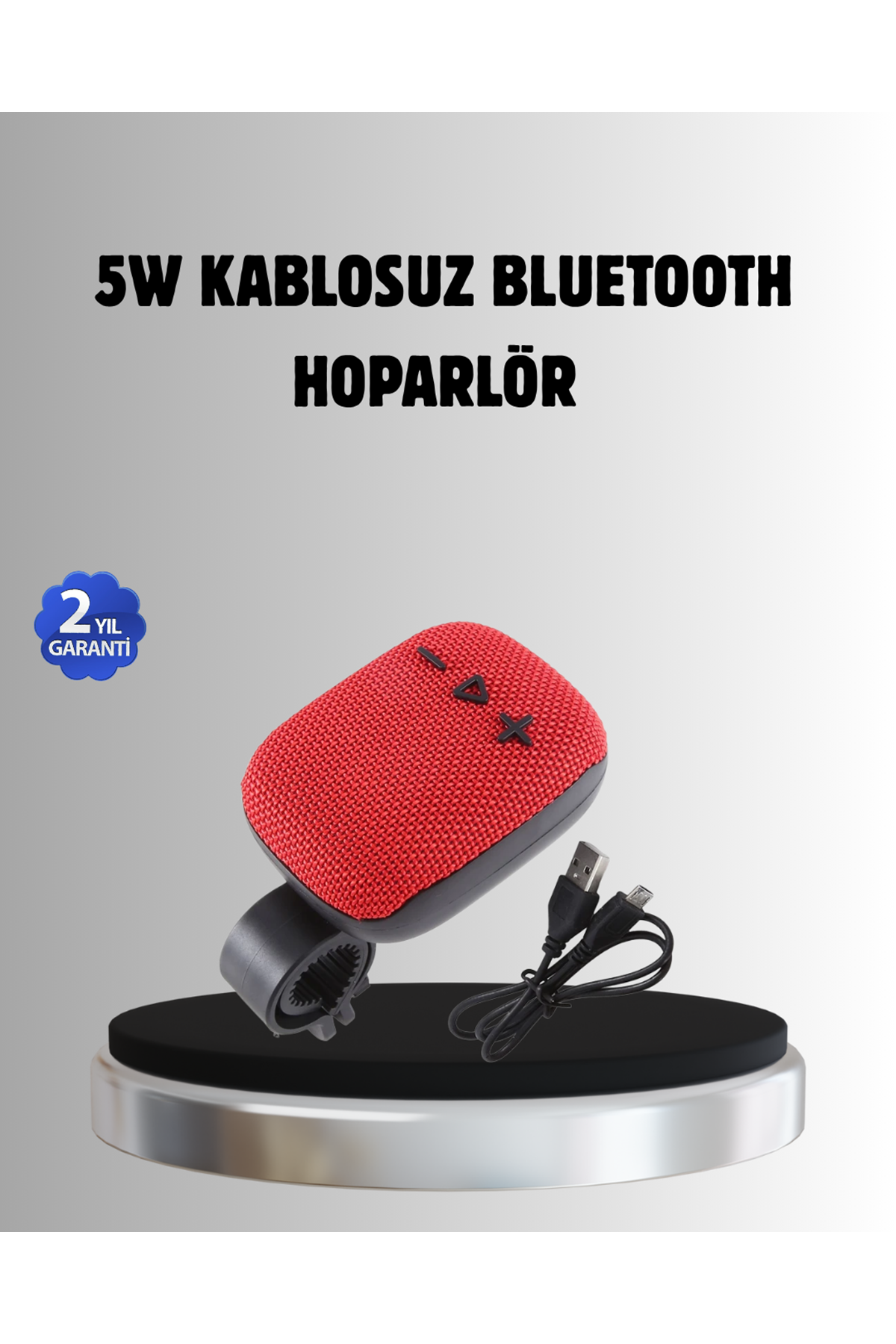 Taşınabilir Bluetooth Hoparlör – 5W Güçlü Ses, TWS ve FM Radyo Özellikli