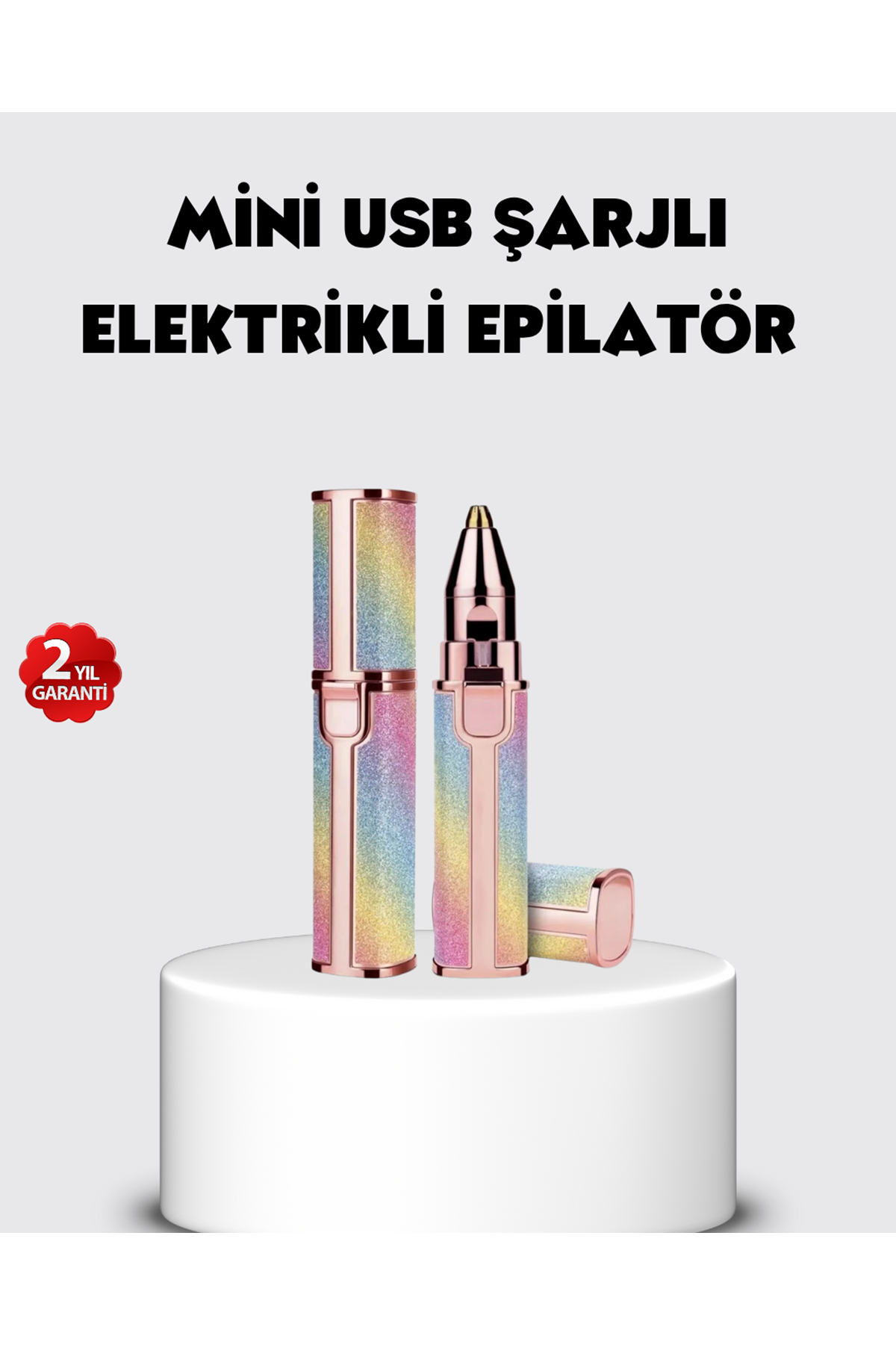 USB Şarjlı Kaş ve Yüz Tüy Alma Cihazı – Taşınabilir ve Acısız Kullanım