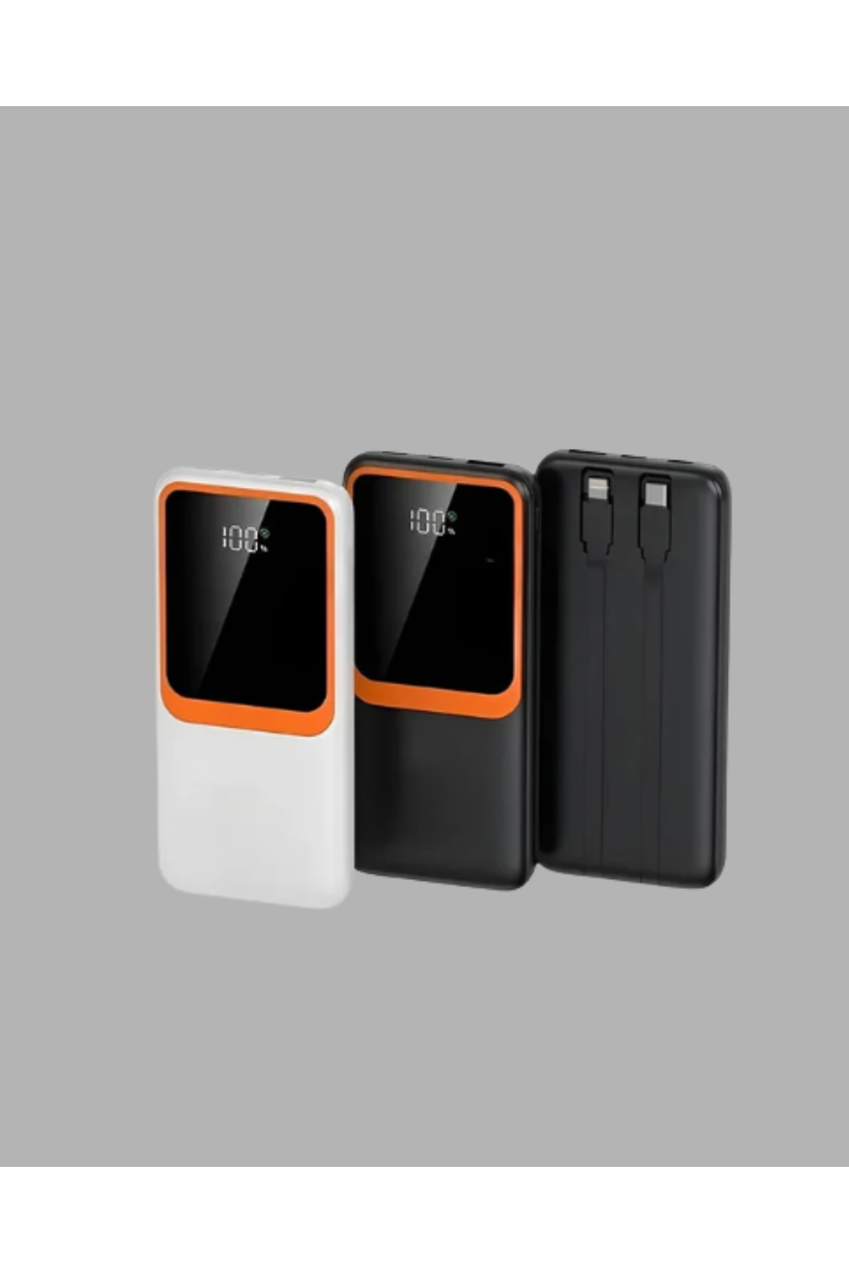Taşınabilir 10000 mAh Powerbank – Dijital Göstergeli, Type-C ve USB Çıkışlı