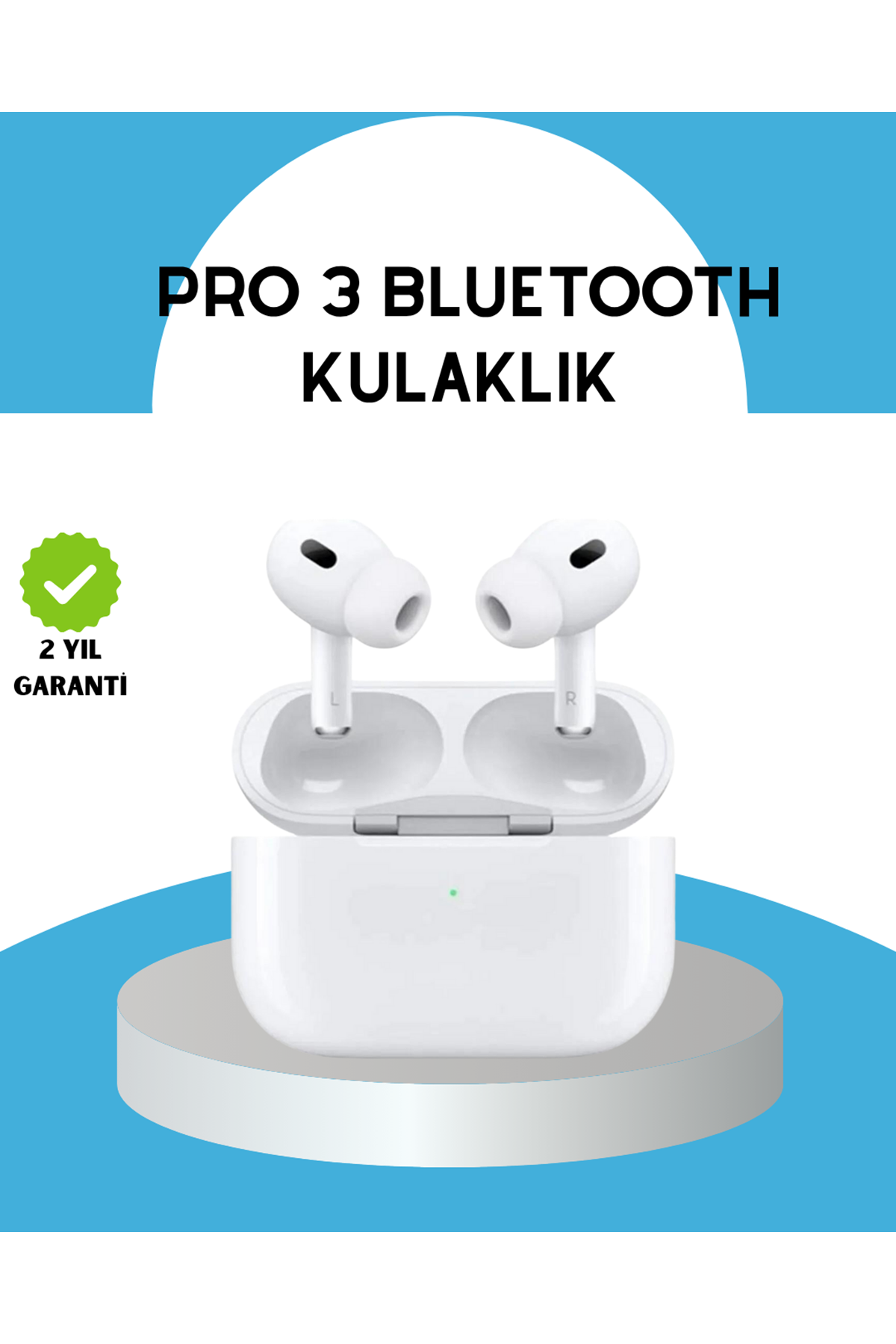 Bluetooth 5.3 Kablosuz Kulaklık – Gürültü Engelleyici, 24 Saat Pil Süreli