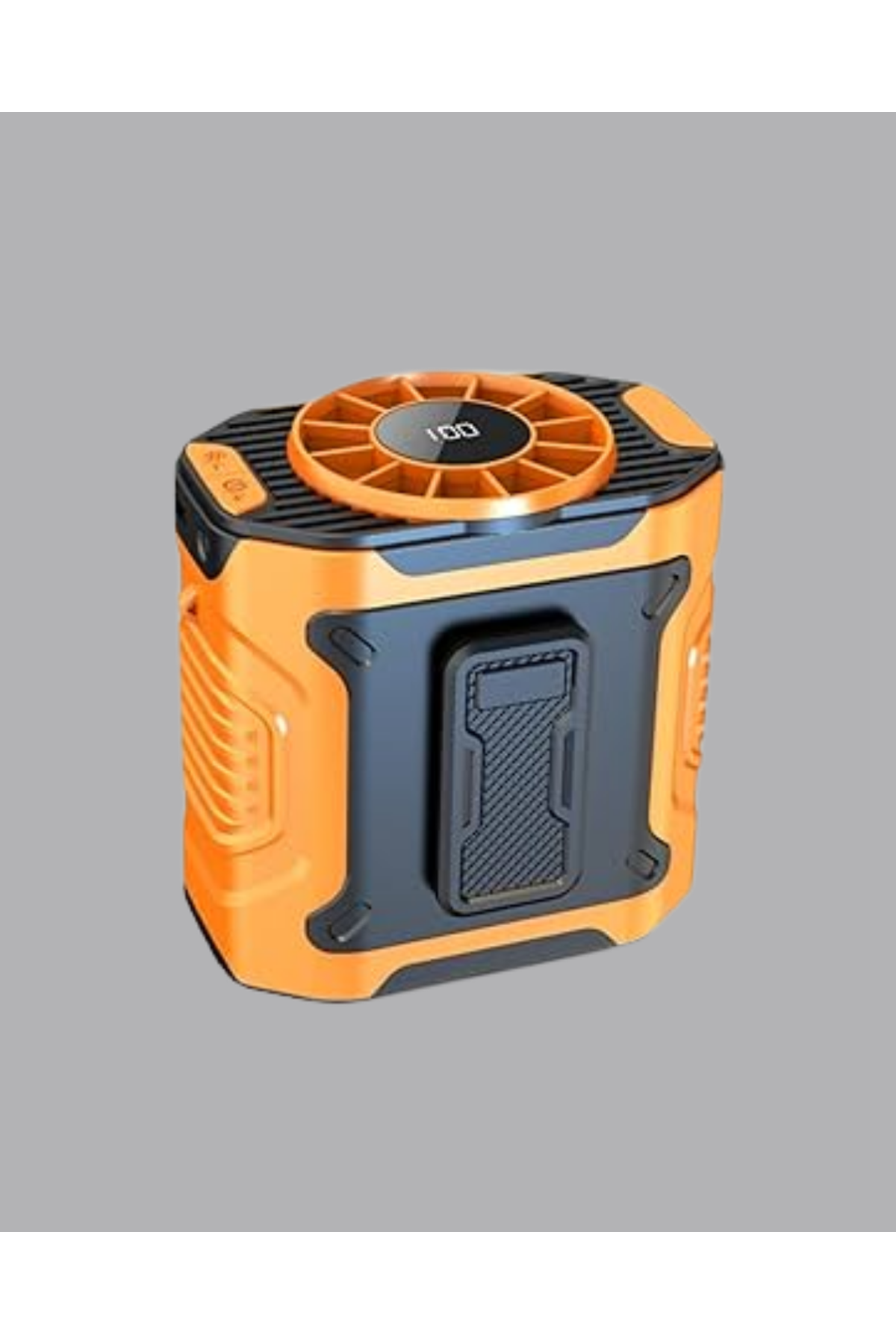 Dijital Ekranlı Turbo Mini Fan – 3 Kademeli Hız, Sessiz Çalışma ve Type-C Şarj