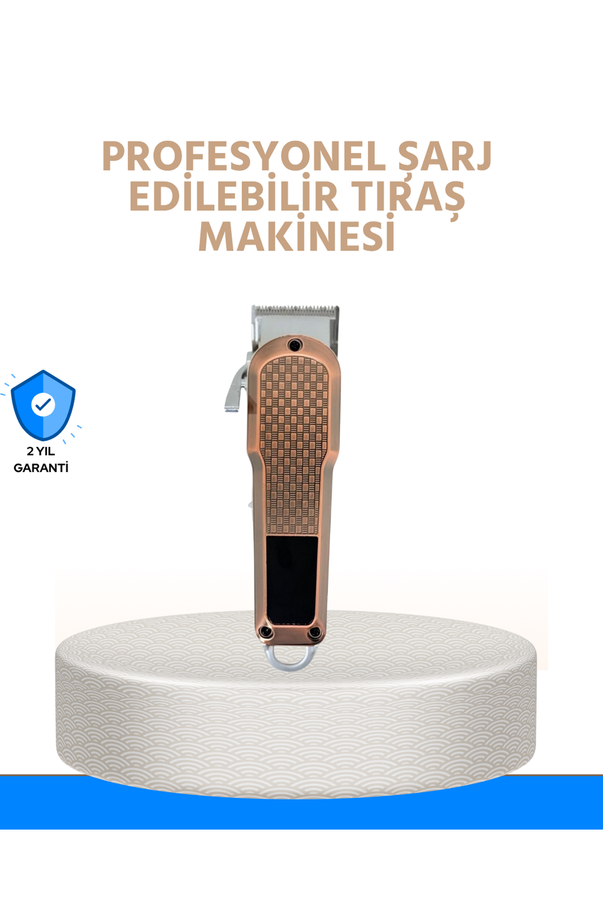 Erkek Bakım Makinesi – LCD Ekranlı 7000RPM Şarjlı Saç ve Sakal Kesme Cihazı