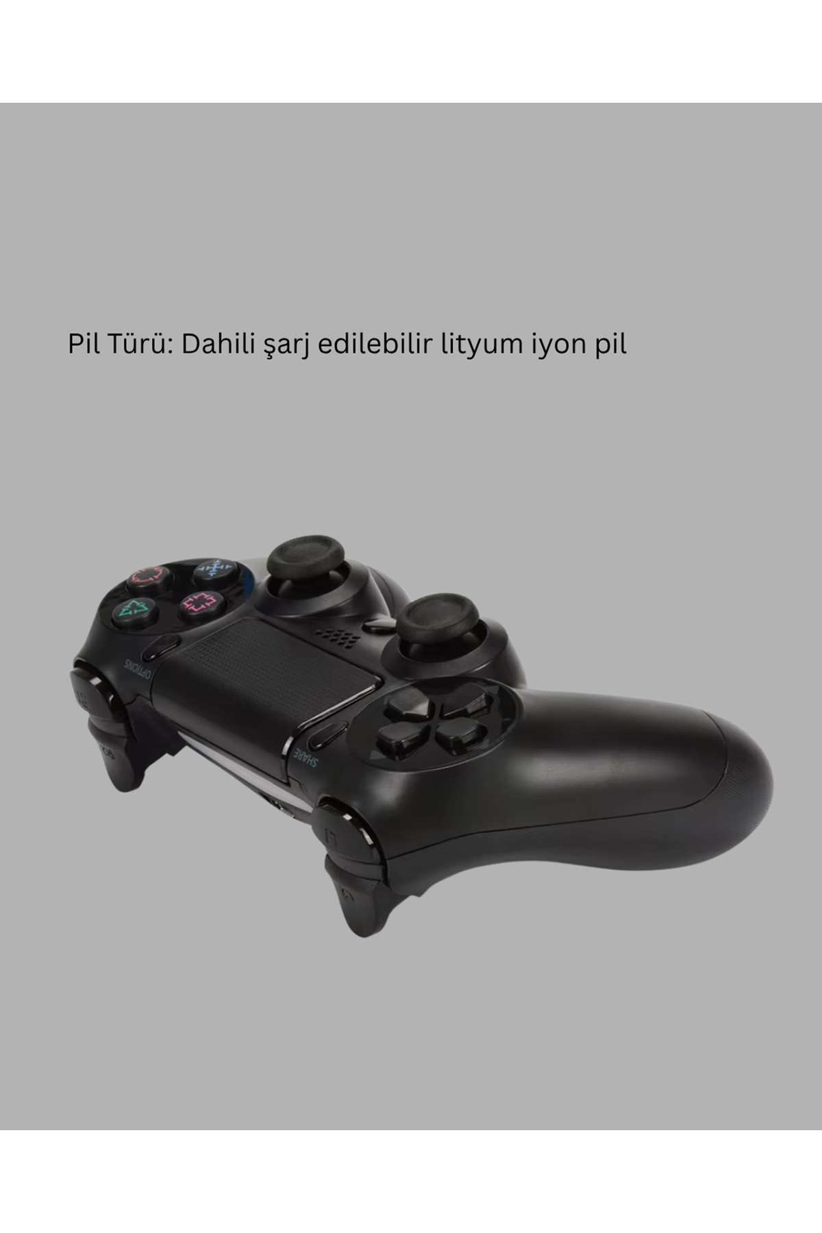 Kablosuz PS4 Oyun Kolu – Çift Titreşimli Motor, Uzun Pil Ömrü ve Hassas Kontrol