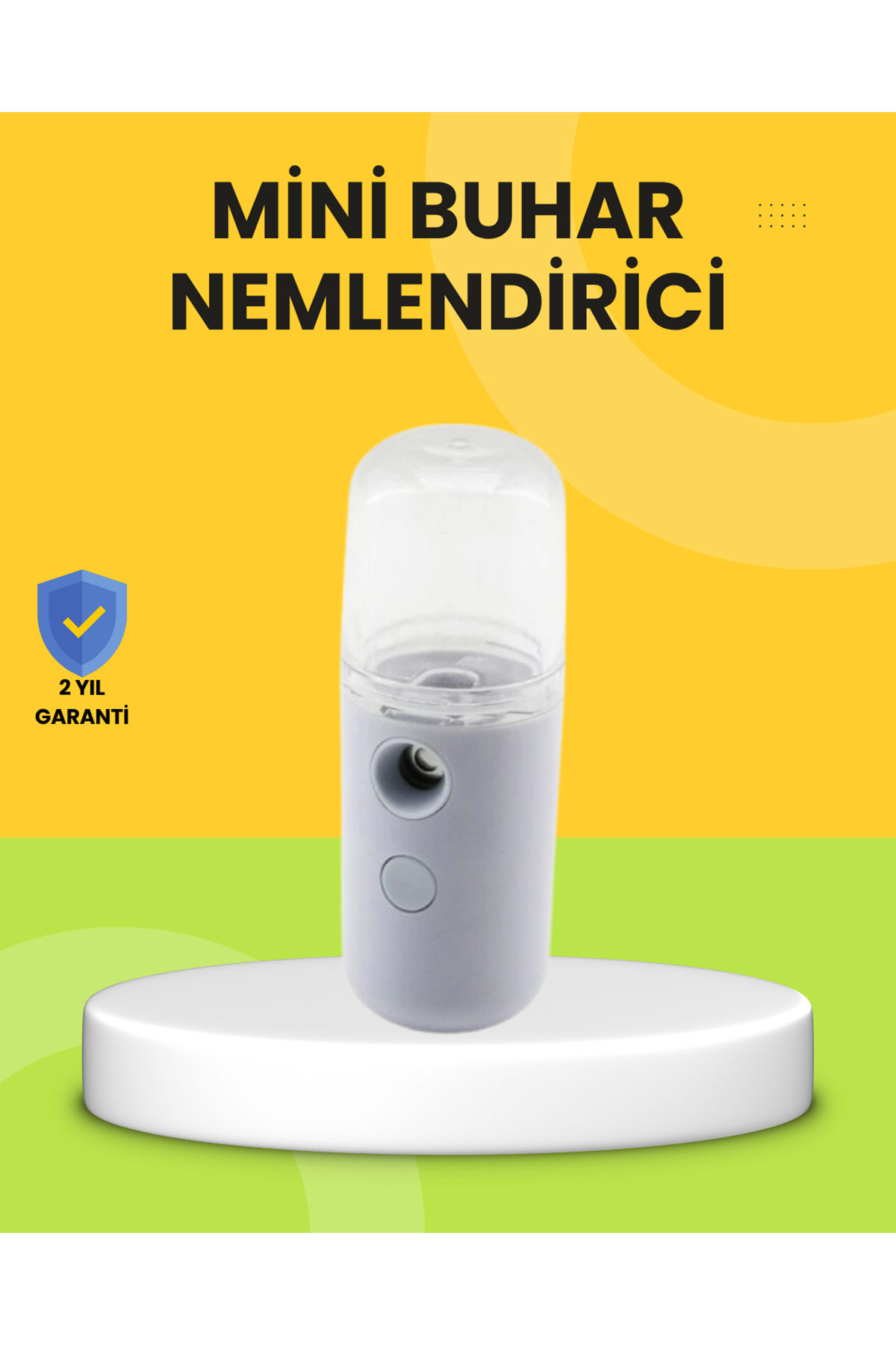 Kablosuz Şarjlı Buharlı Nemlendirici – Enerji Tasarruflu Taşınabilir Cilt Bakım Cihazı
