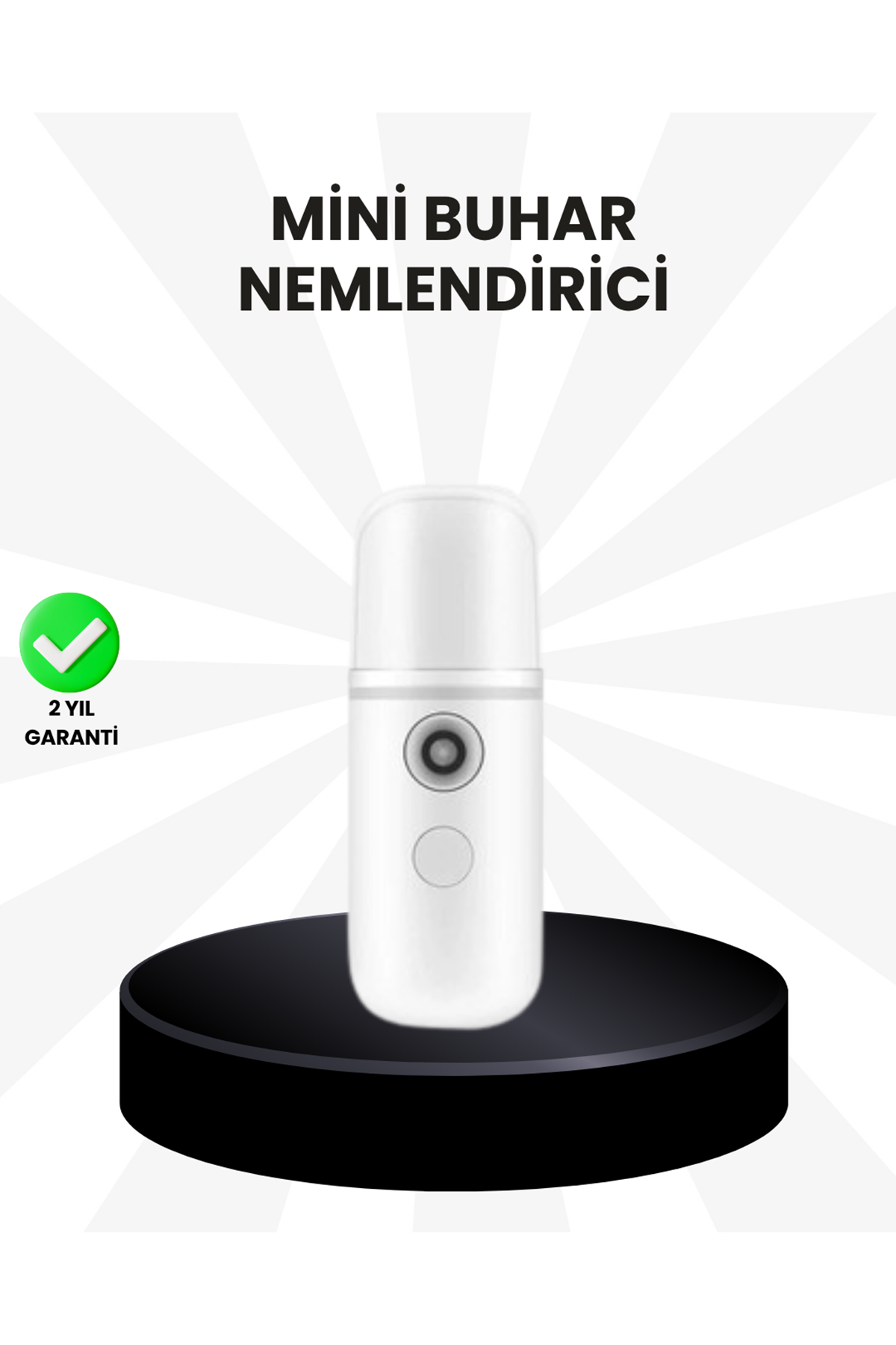 Kablosuz Şarjlı Mini Buhar Nemlendirici – Cilt ve Ortam İçin Taşınabilir Akıllı Cihaz