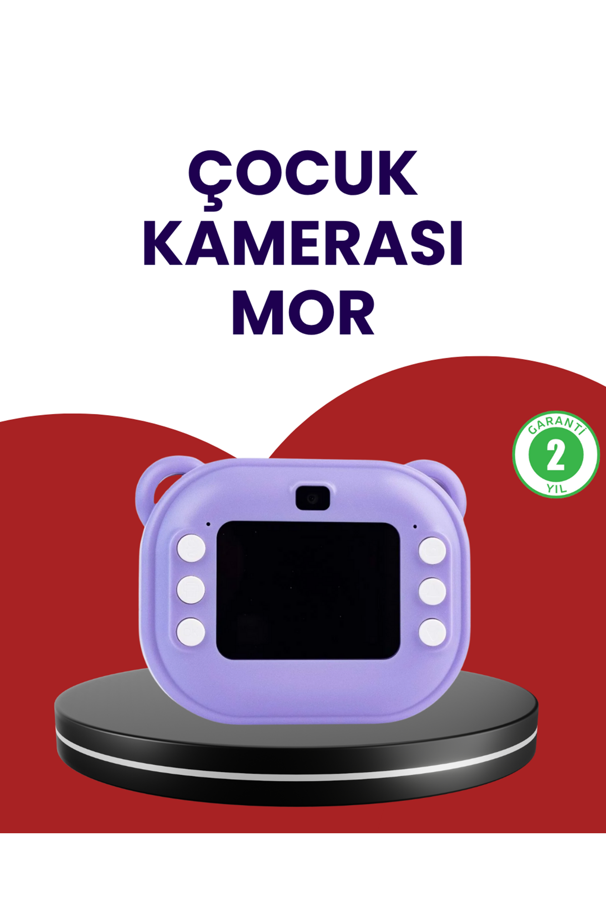 Eğlenceli Şipşak Çocuk Kamerası – Oyun, Müzik ve 18 Efektli Anında Baskı