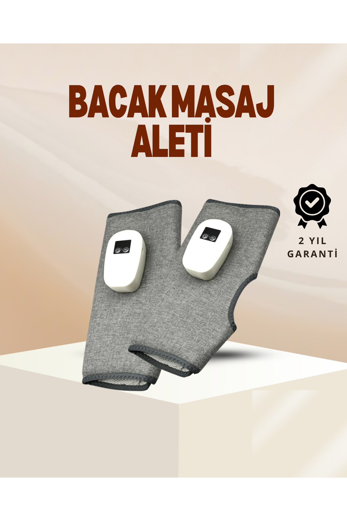 Kablosuz Isıtmalı Baldır Masaj Aleti – 3 Hava Basınçlı, Titreşimli ve Sıcak Kompres Fonksiyonlu