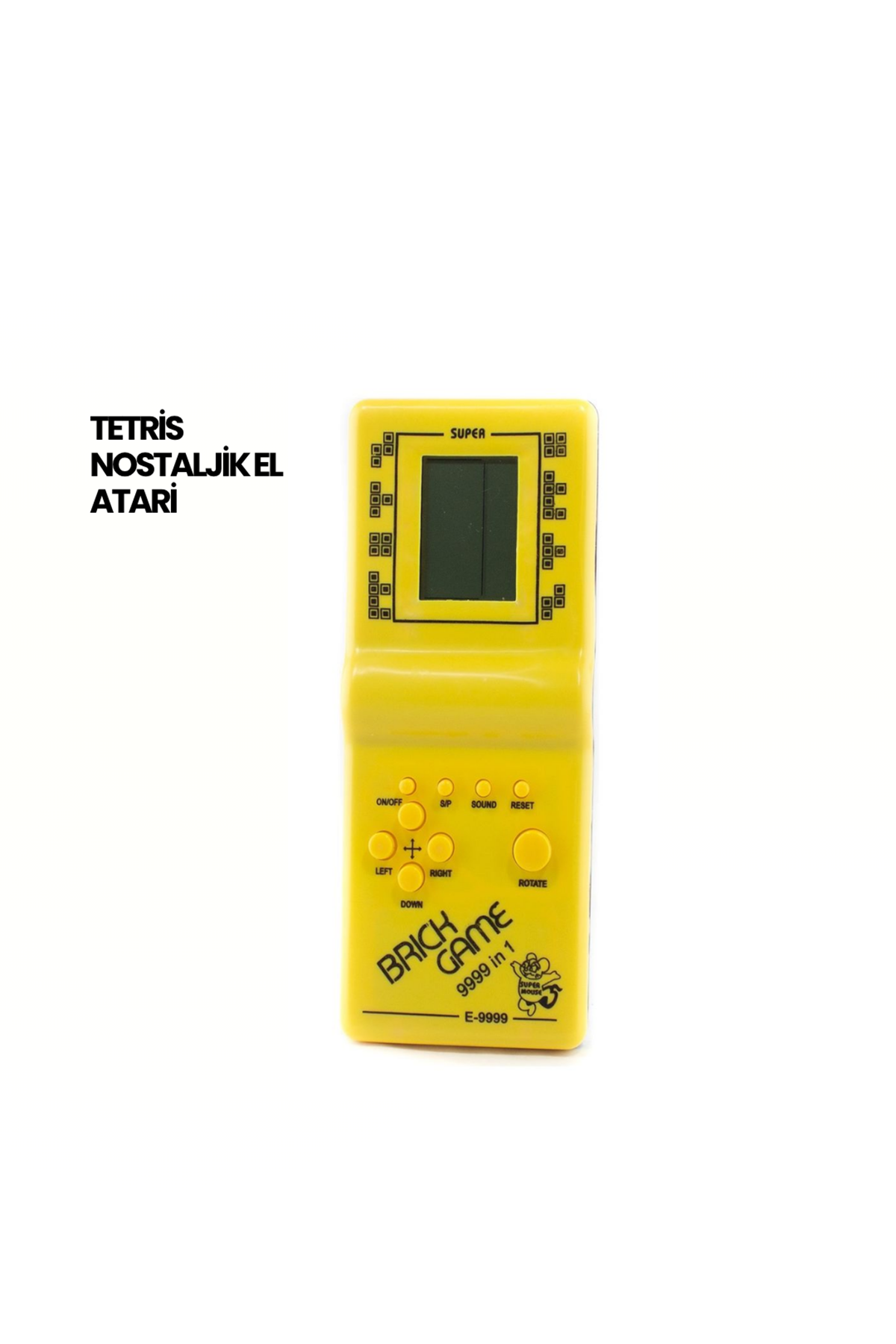Klasik Gameboy Tetris Oyunu – Taşınabilir Pil ile Çalışan Retro El Konsolu