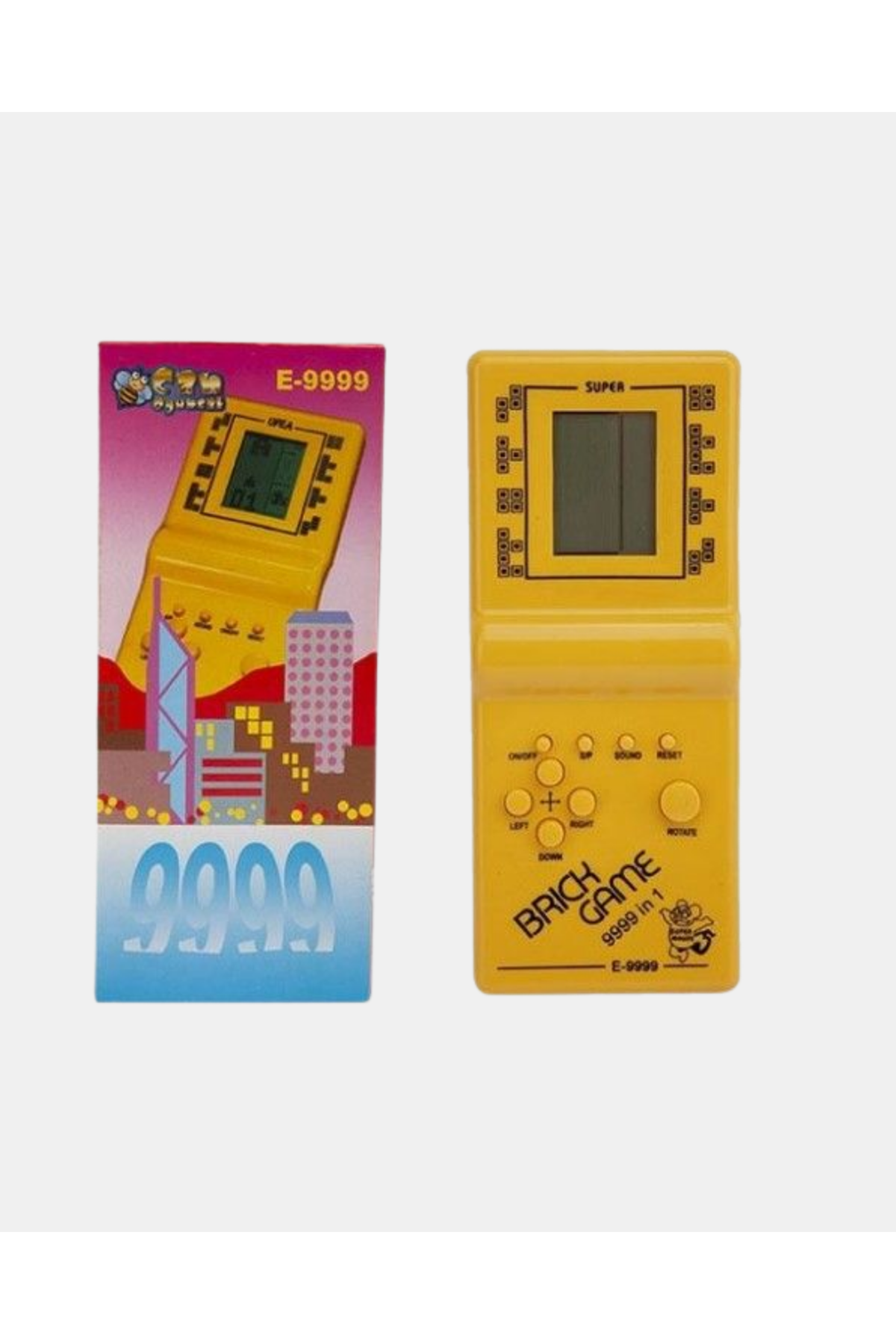 Retro Tetris El Aterisi – Pil ile Çalışan Taşınabilir Mini Oyun Konsolu