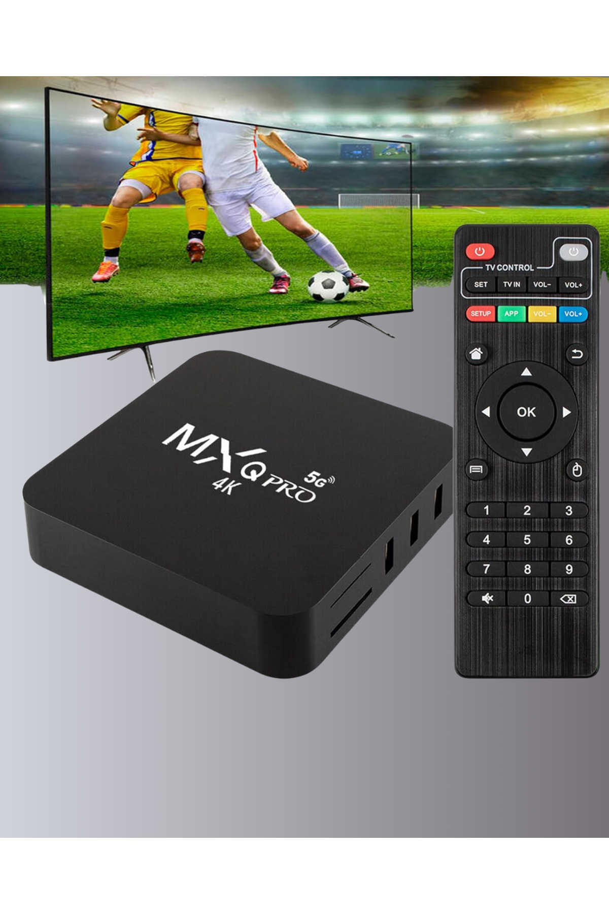 Akıllı Android TV Box – 4K Çözünürlük, 2GB RAM, 16GB Depolama, Hızlı Wi-Fi