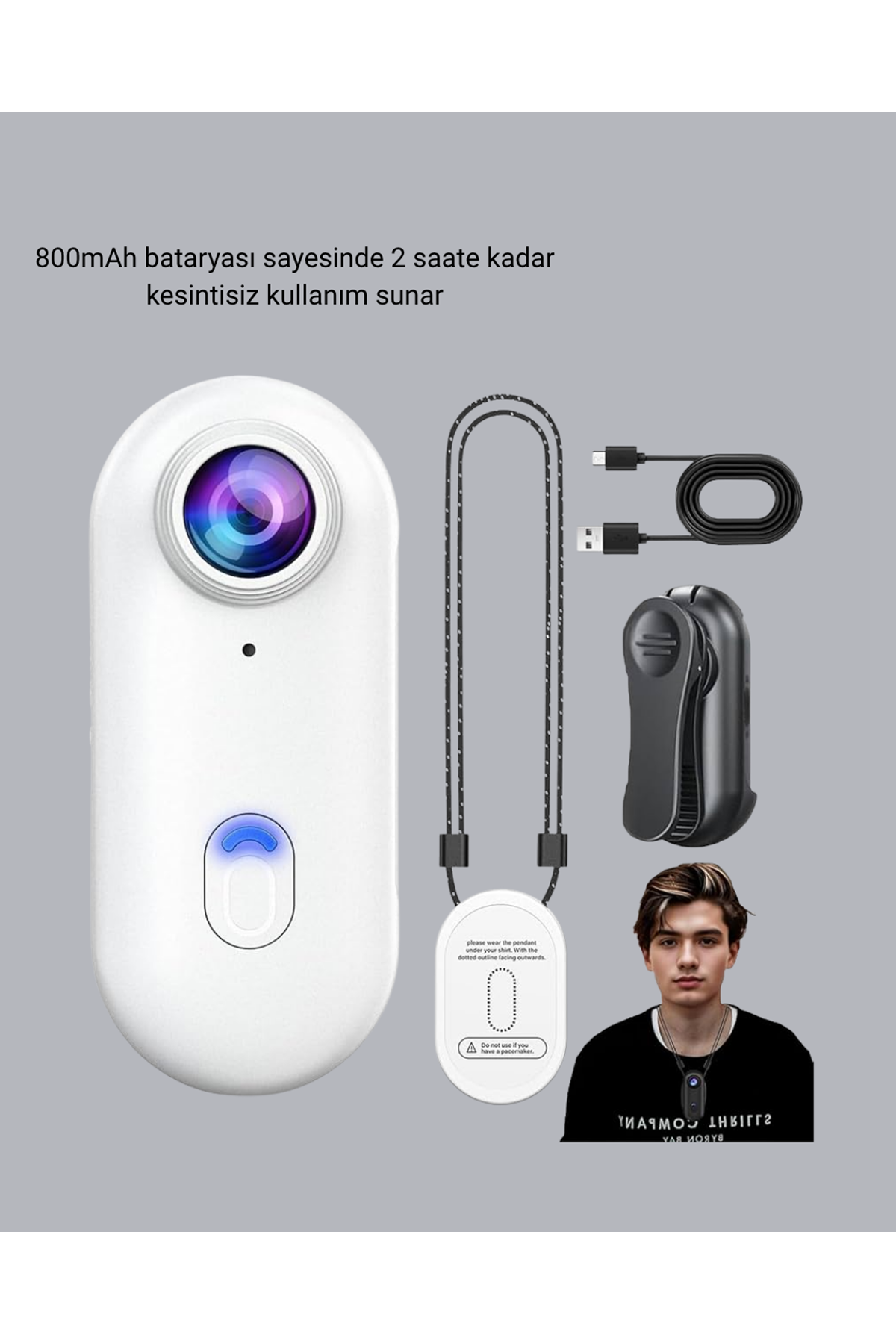 1080P Suya Dayanıklı Aksiyon Spor Kamerası 120° Geniş Açı ve WiFi Destekli