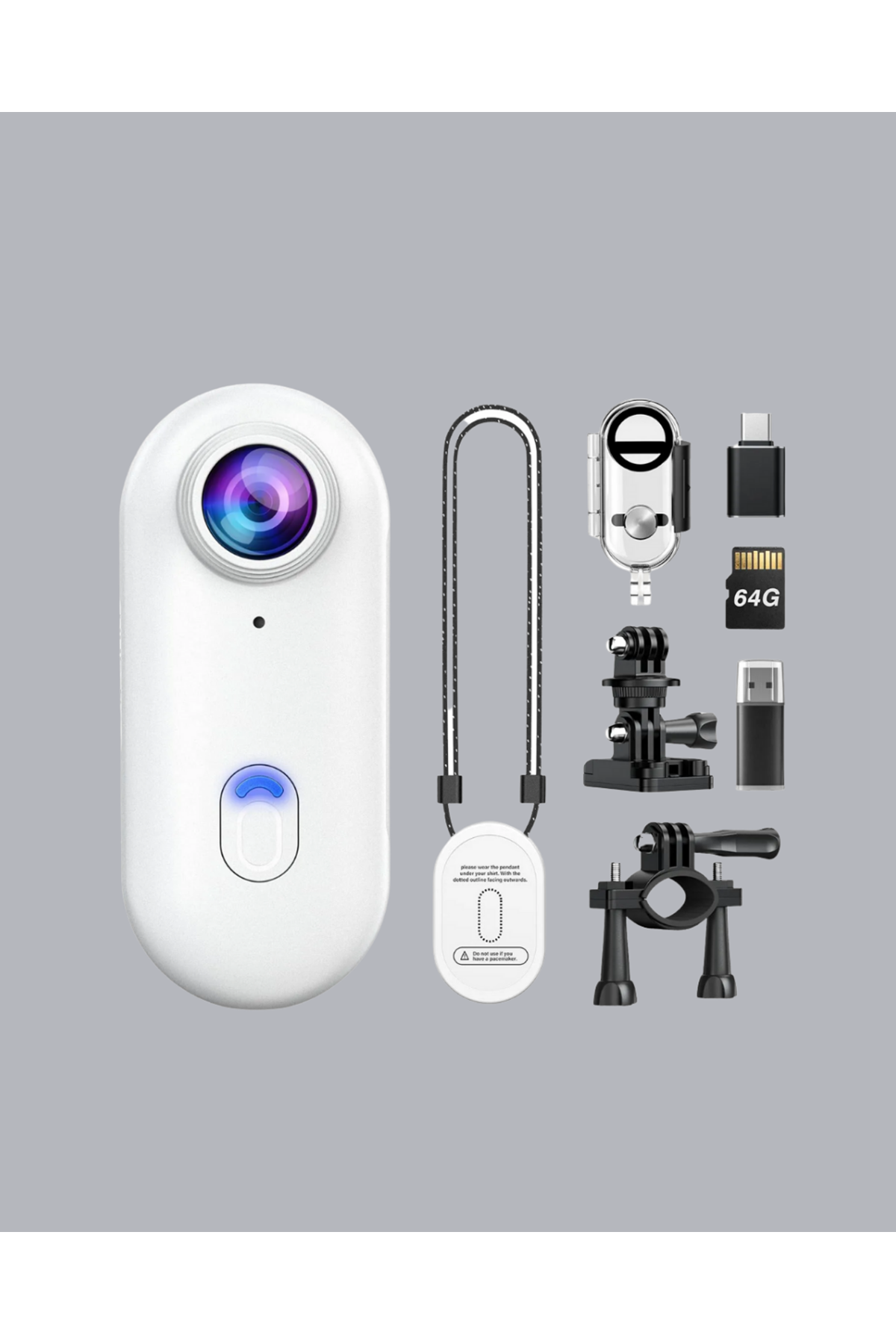 1080P Suya Dayanıklı Aksiyon Spor Kamerası 120° Geniş Açı ve WiFi Destekli