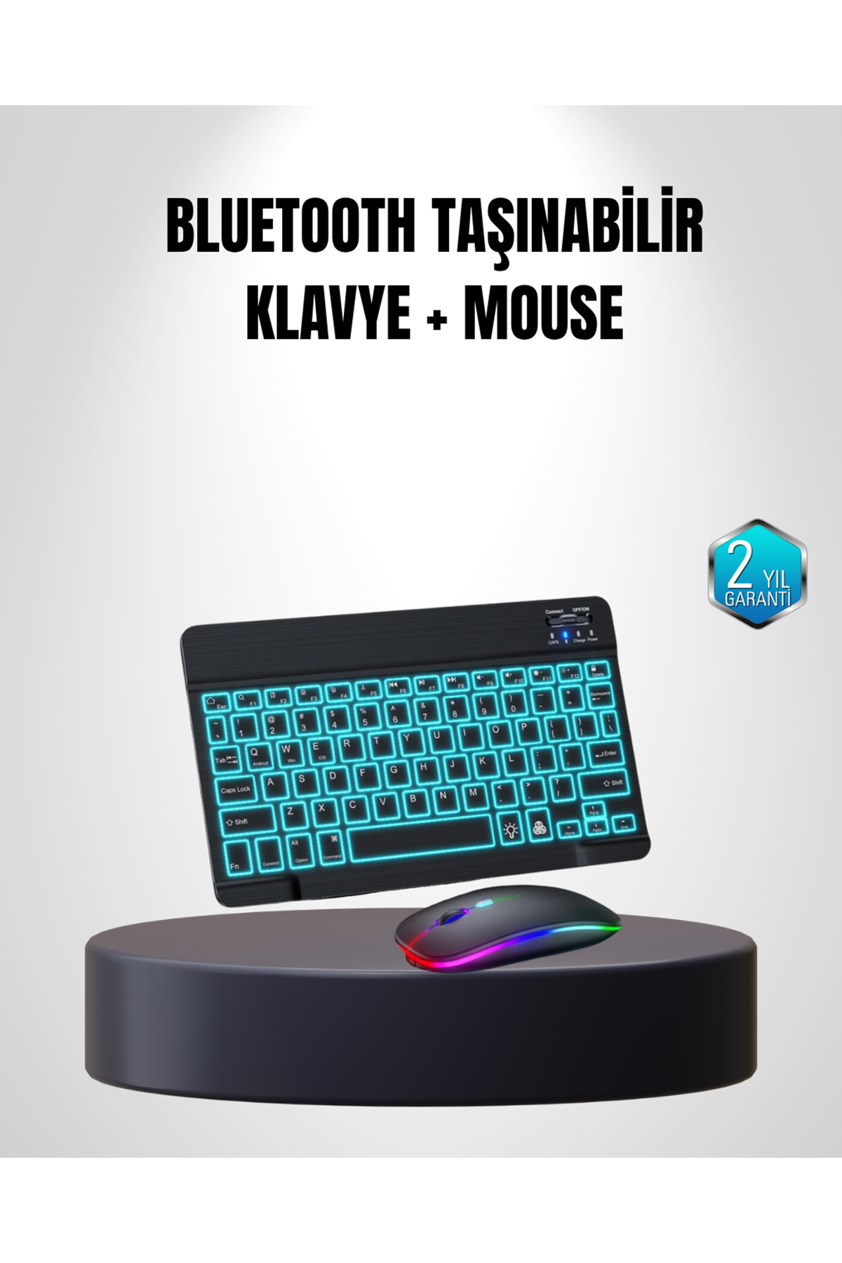 Türkçe Q Klavye RGB Işıklı Ergonomik Tasarımlı