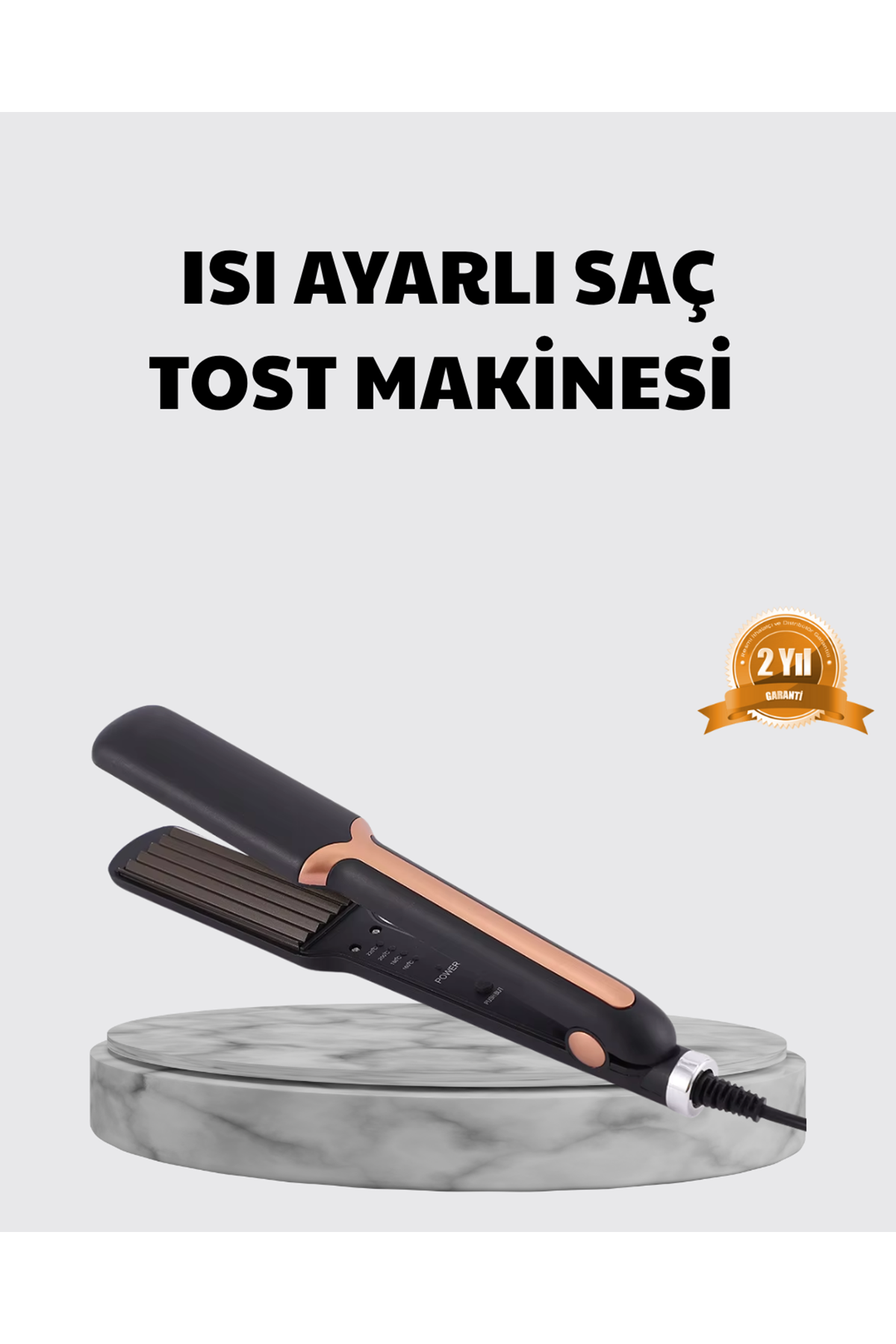 Tost Model Saç Şekillendirici Hızlı Isınan Isı Ayarlı