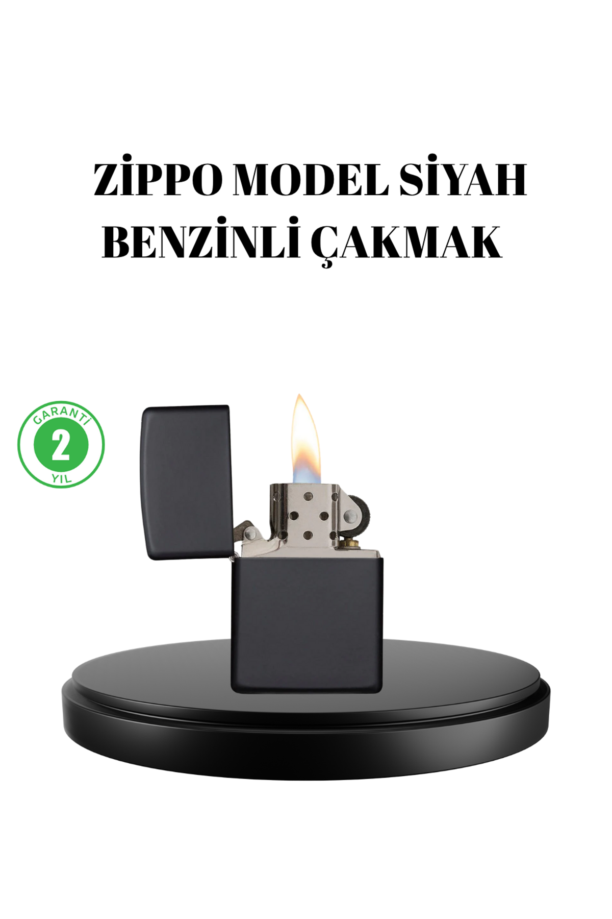 Metal Gövdeli Tasarım Çakmak Mat Yüzeyli ve Ergonomik Tutma Özellikli