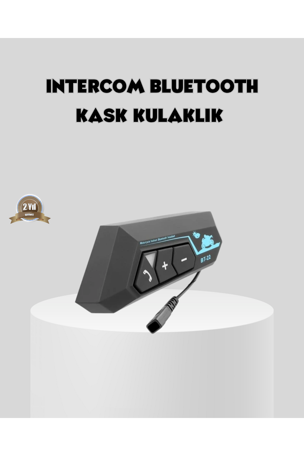 BT22 Kask İçi Bluetooth Kulaklık Hızlı Eşleşme ve Gürültü Önleyici Mikrofon