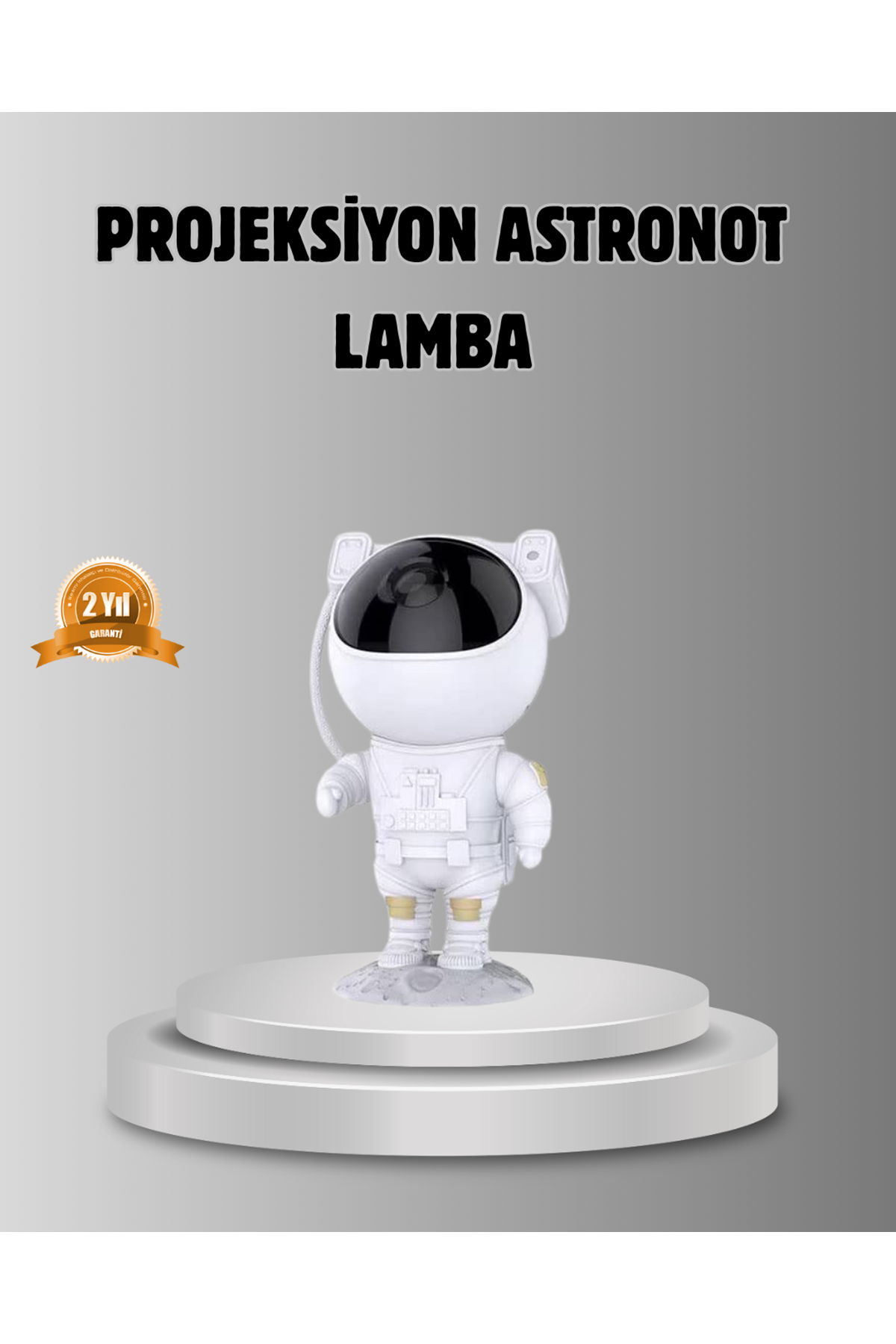 Astronot Galaksi Projeksiyon Lambası Bluetooth Bağlantılı ve Uzaktan Kontrollü