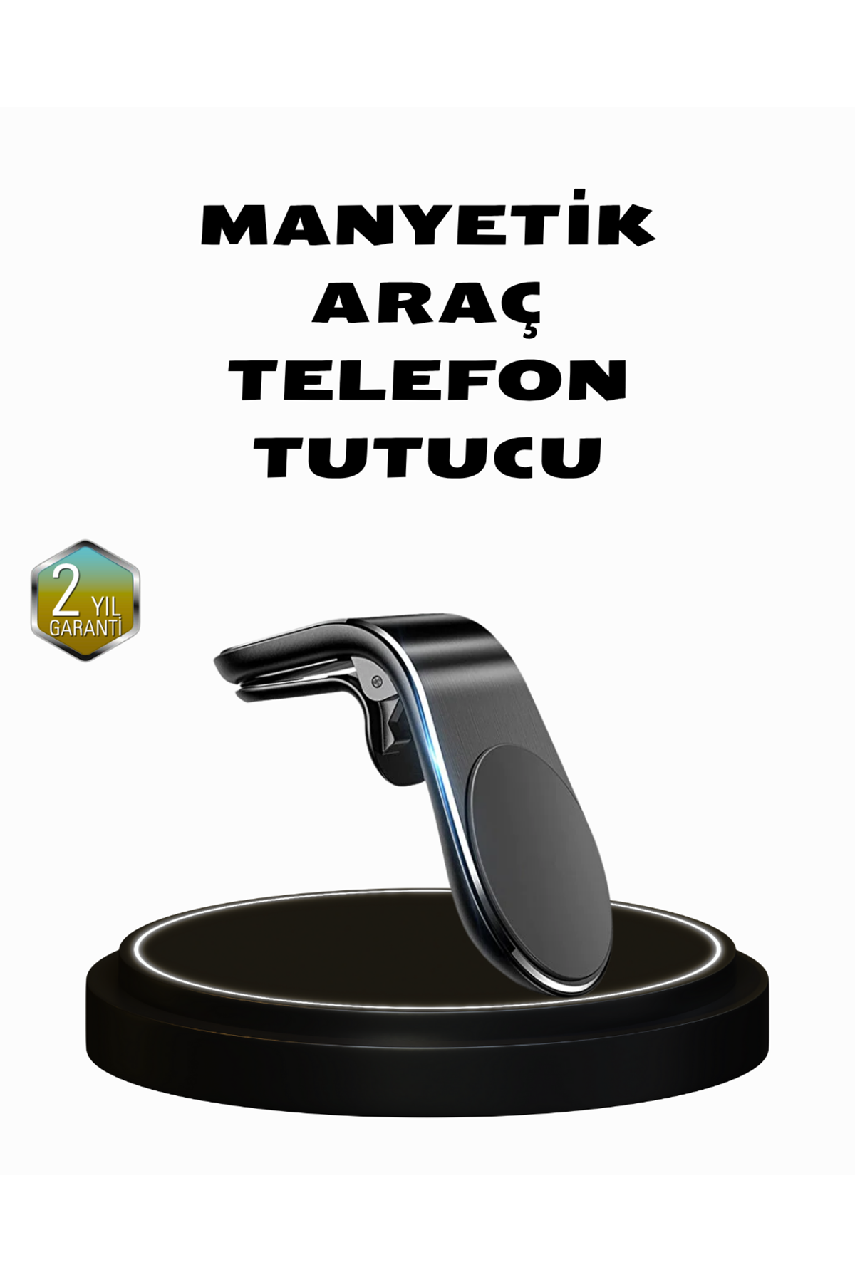 360° Dönebilen Manyetik Araç Telefon Tutucu Sarsıntısız ve Şık Tasarımlı