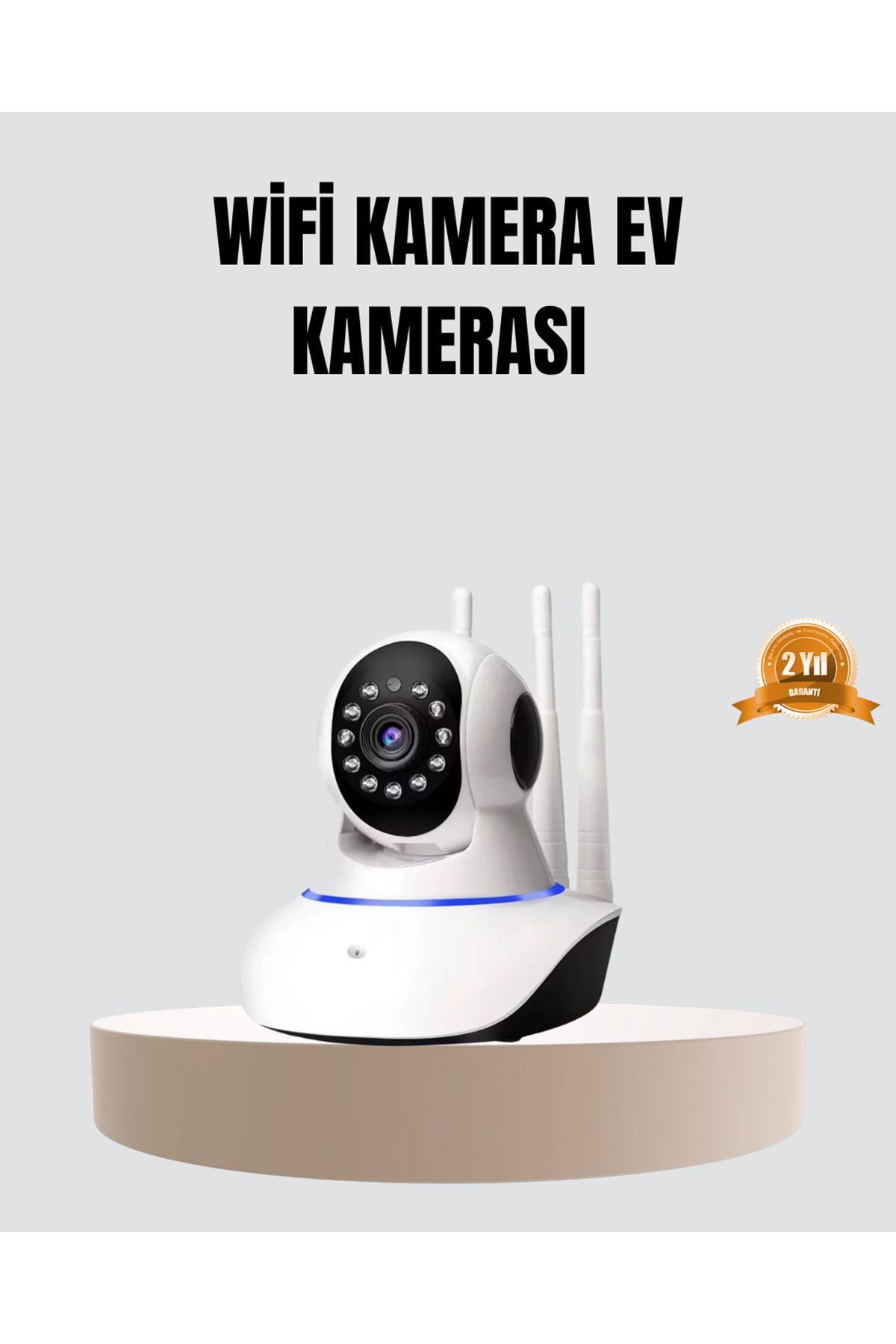 HD IP Kamera – Gece Görüşlü, Hareket Sensörlü, Mobil Takip ve Çift Yönlü Ses