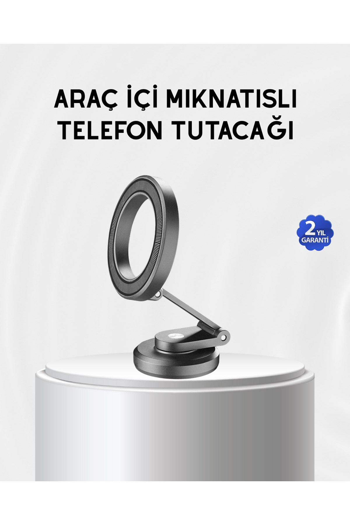 Manyetik Katlanabilir Araç Telefon Tutucu – MagSafe Uyumlu, 360° Ayarlanabilir, Güçlü Mıknatıs