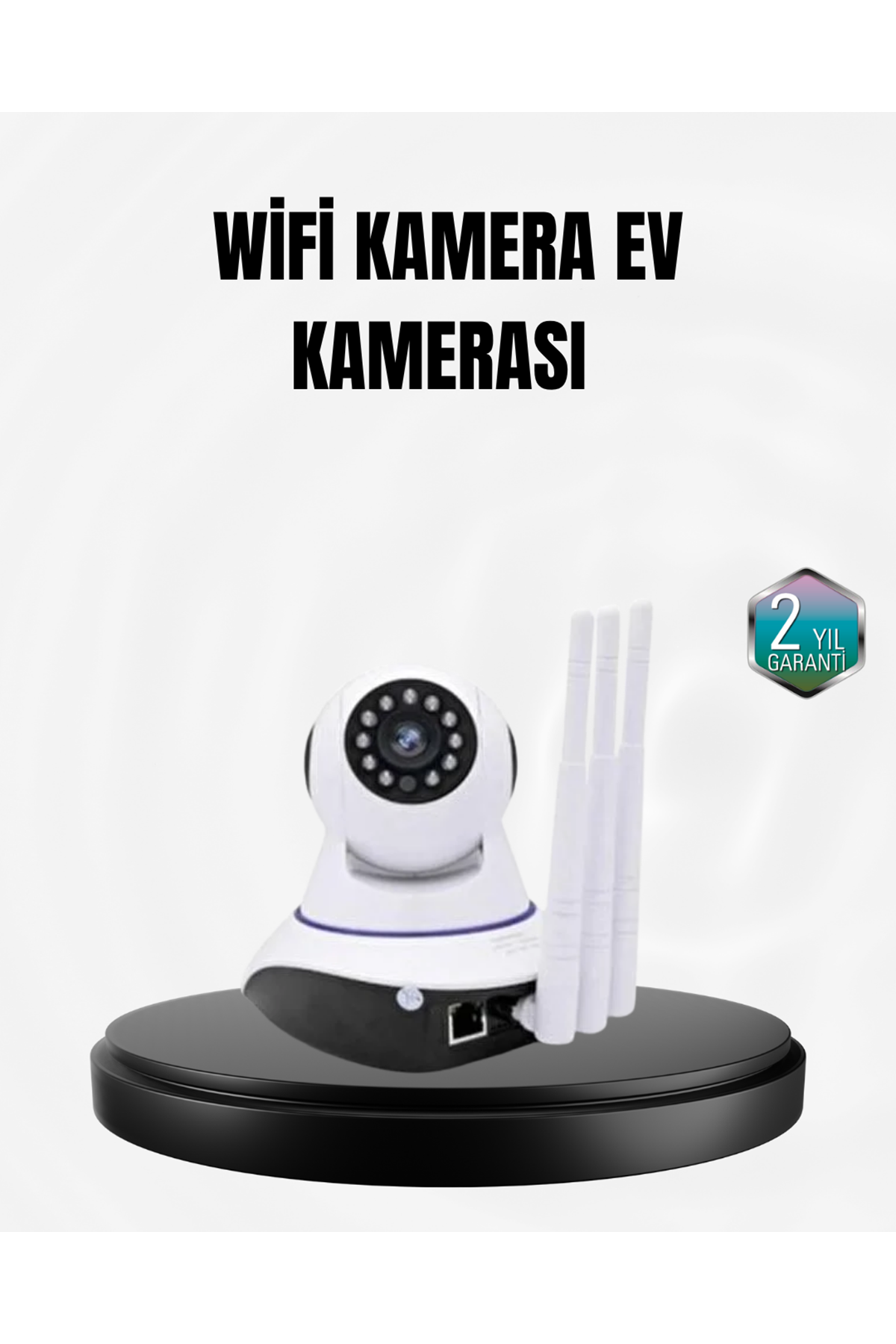 Akıllı IP Güvenlik Kamerası – 1080P HD, Gece Görüşlü, Hareket Algılamalı