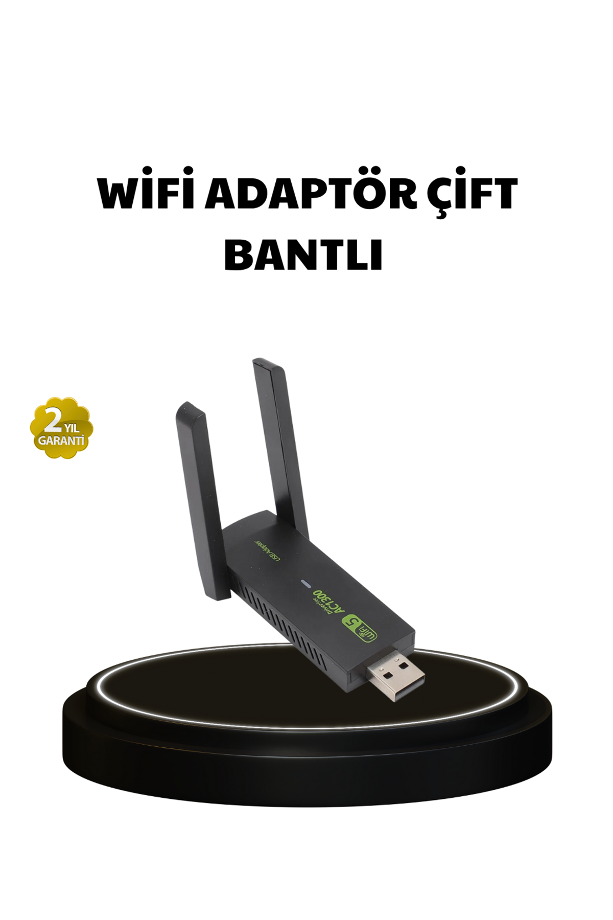 Dual Band USB WiFi Adaptör – 1200 Mbps Hız