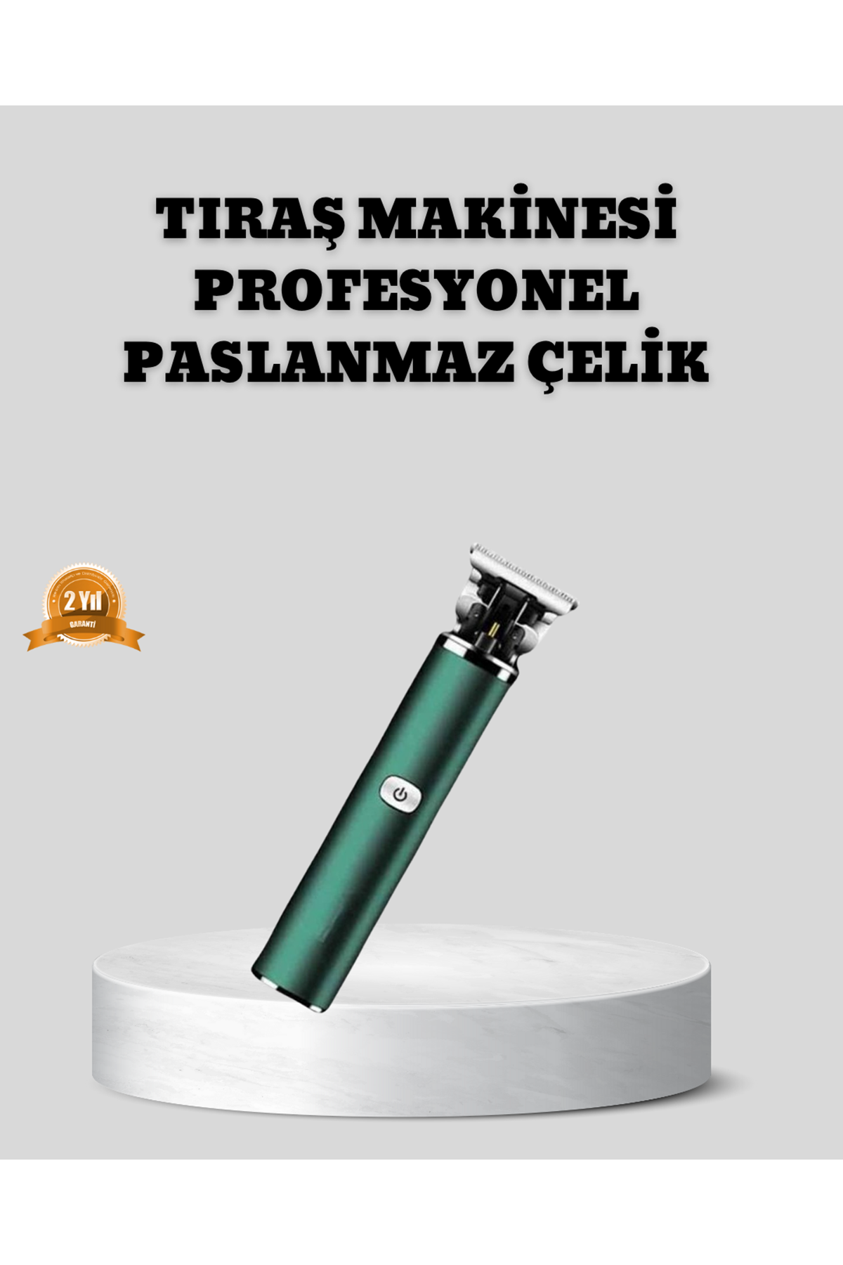 Şarjlı Erkek Tıraş Makinesi – 180 Dakika Pil Ömrü, 2.5 Saat Hızlı Şarj, USB ve Powerbank Uyumlu