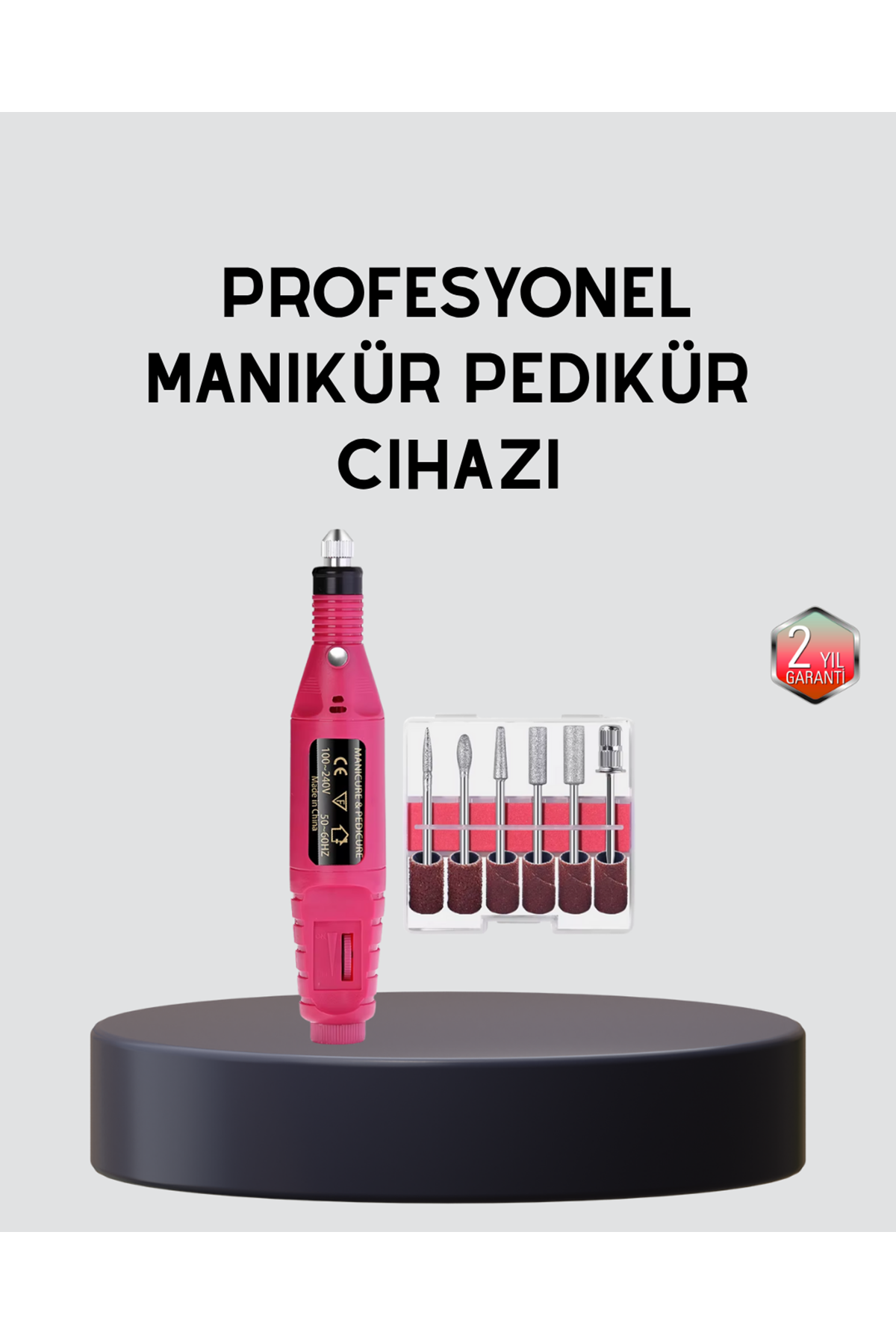 Tırnak Matkap Makinesi – Profesyonel Manikür Pedikür Cihazı, Ayarlanabilir Hız ve Sessiz Çalışma
