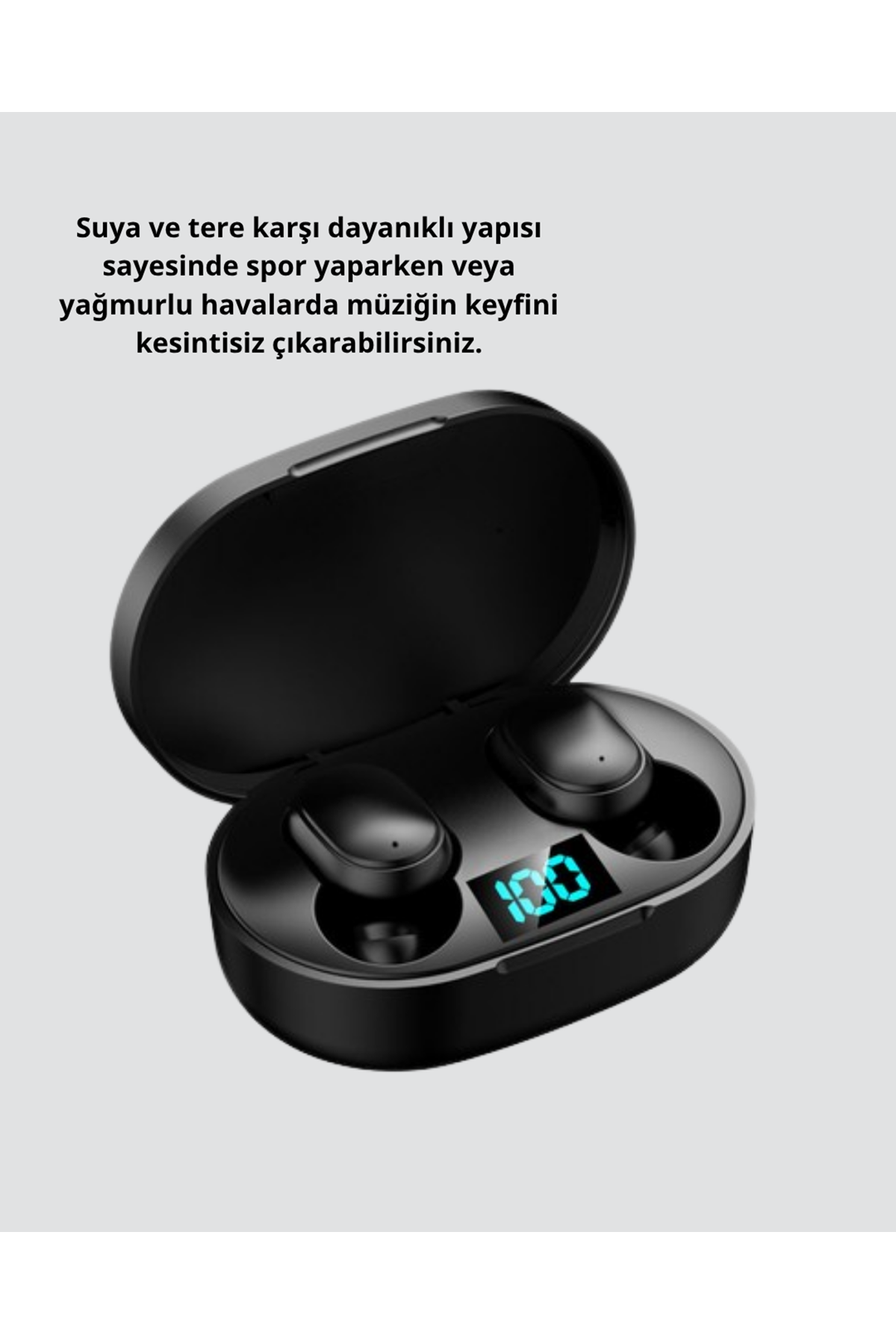 Kablosuz Bluetooth Kulaklık – Gürültü Önleyici, Suya Dayanıklı, Mikrofonlu, Uzun Pil Ömürlü