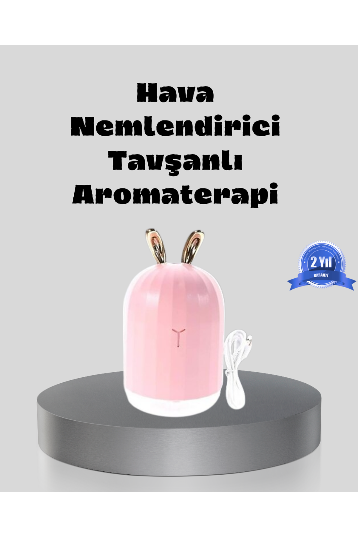 Sessiz Ultrasonik Hava Nemlendirici – Su Bazlı Buhar Difüzör