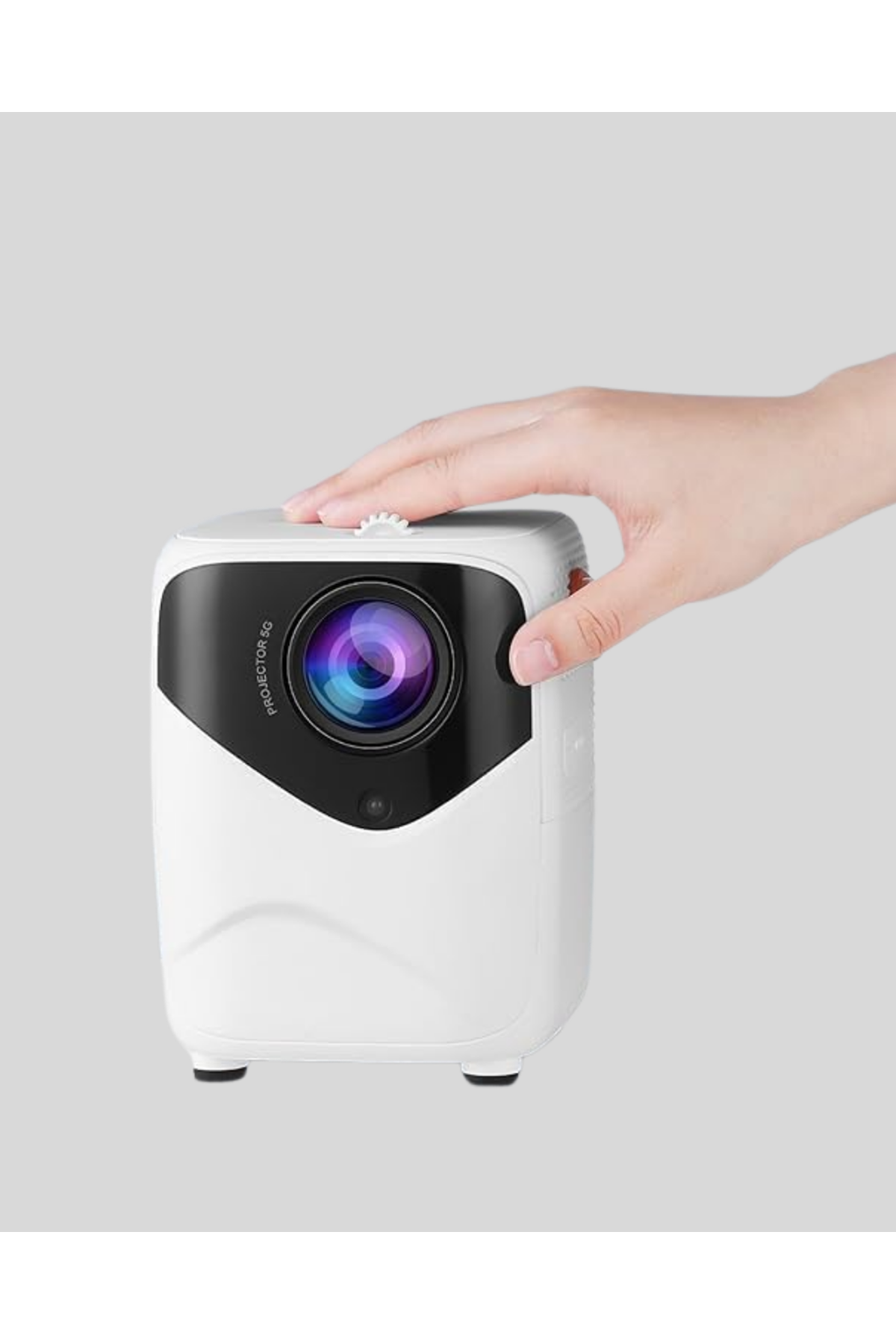 Mini Akıllı Projektör – 1080P Full HD, 64GB Depolama, 2GB RAM, Uzaktan Kumanda Destekli
