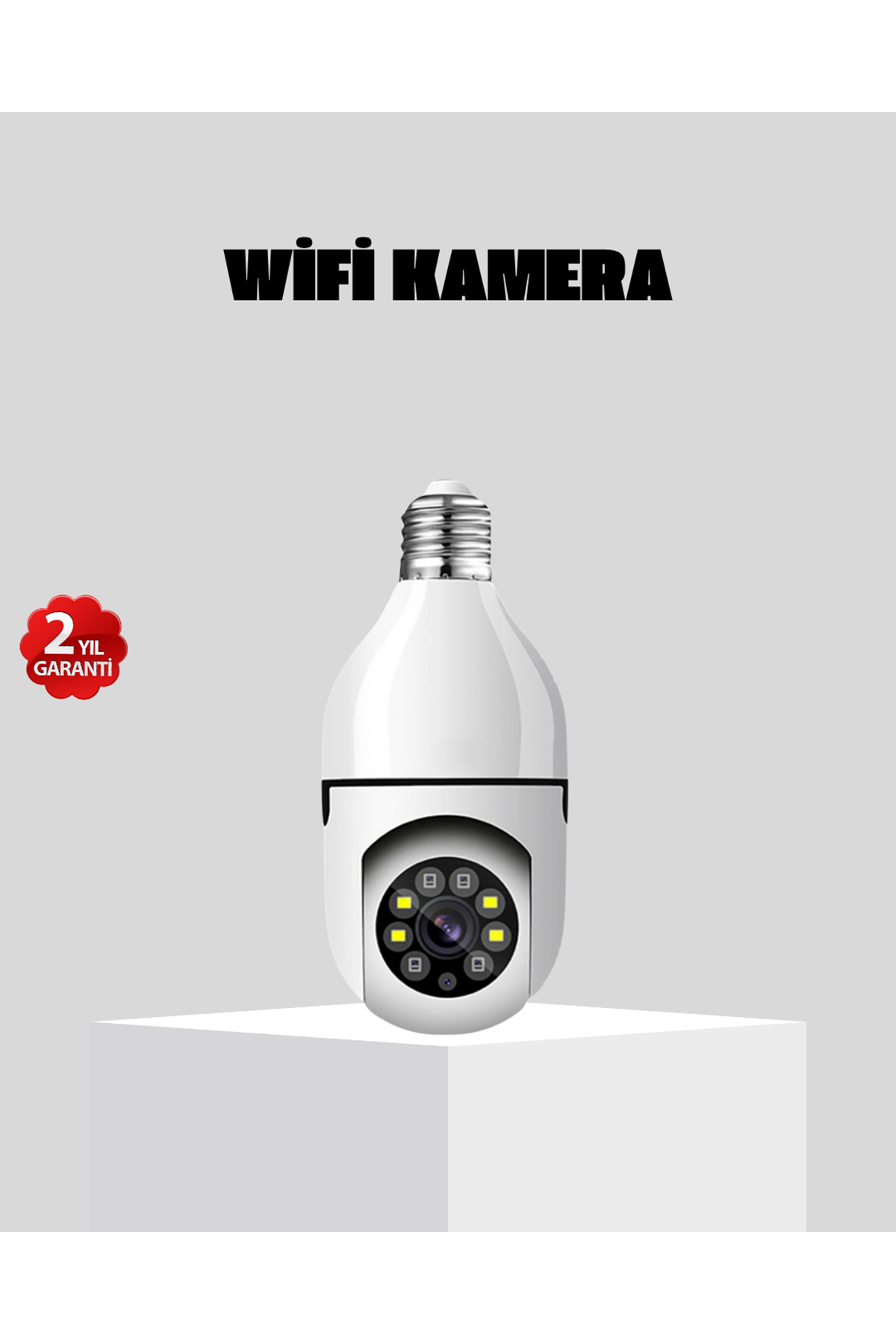 Akıllı Duy Kamera 360 Derece Dönebilir ve PTZ Teknolojili