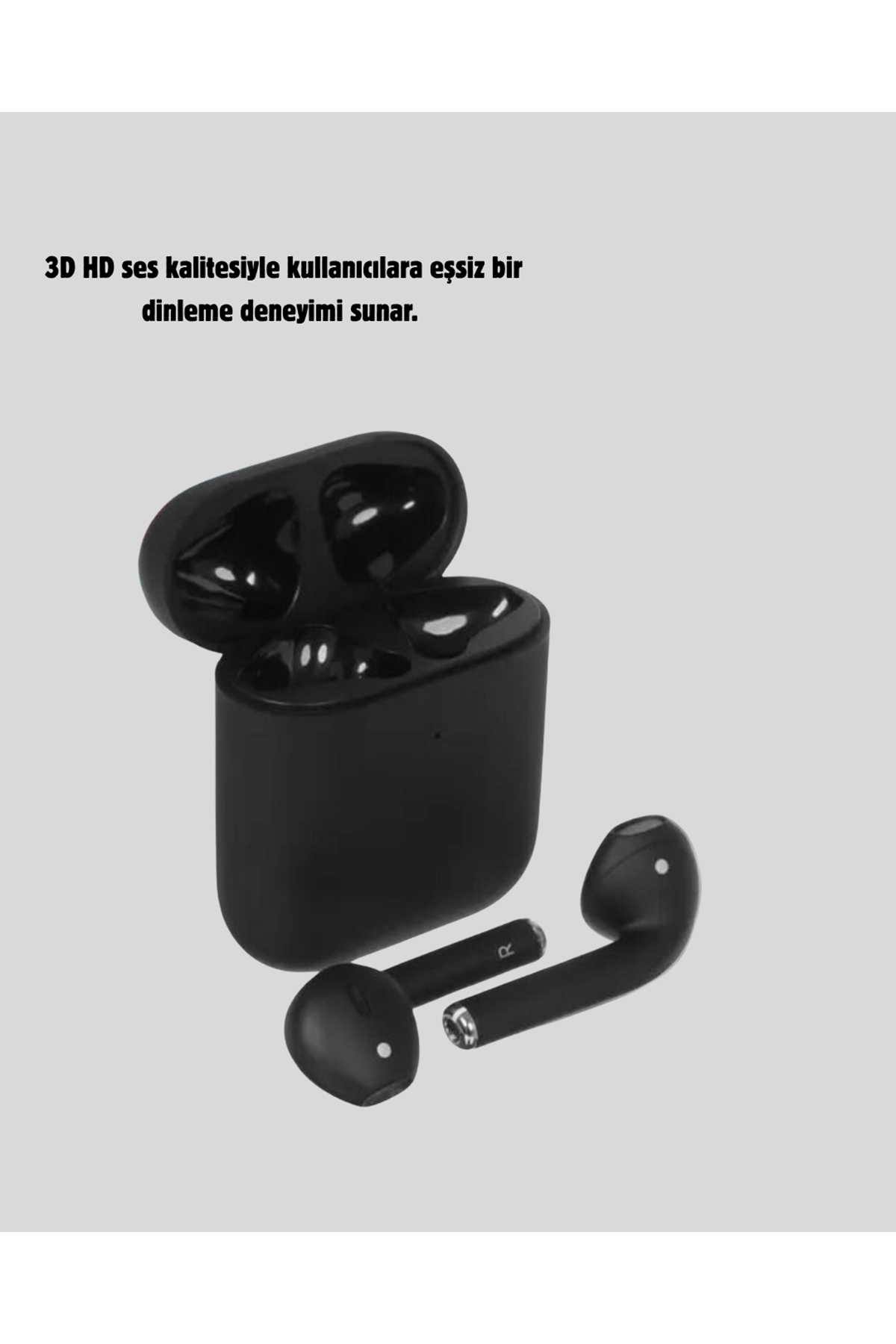 Tws Pro 5 3D HD Ses Bluetooth Kulaklık – Kablosuz, Ergonomik, Şarj Kutulu, Gürültü Engelleme