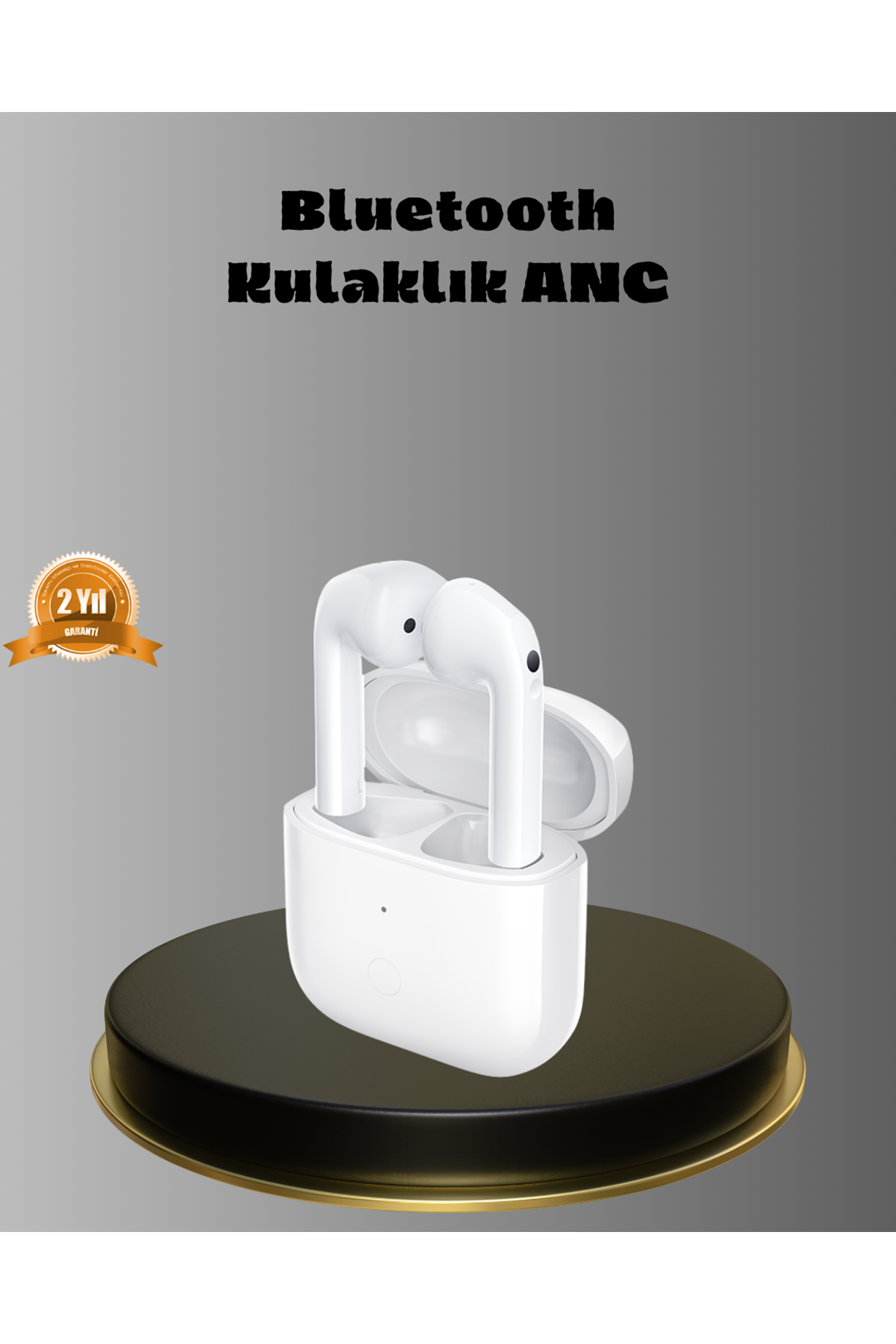 Bluetooth Kulak Üstü Kulaklık – ANC Teknolojili, Mikrofonlu, Konforlu Tasarım