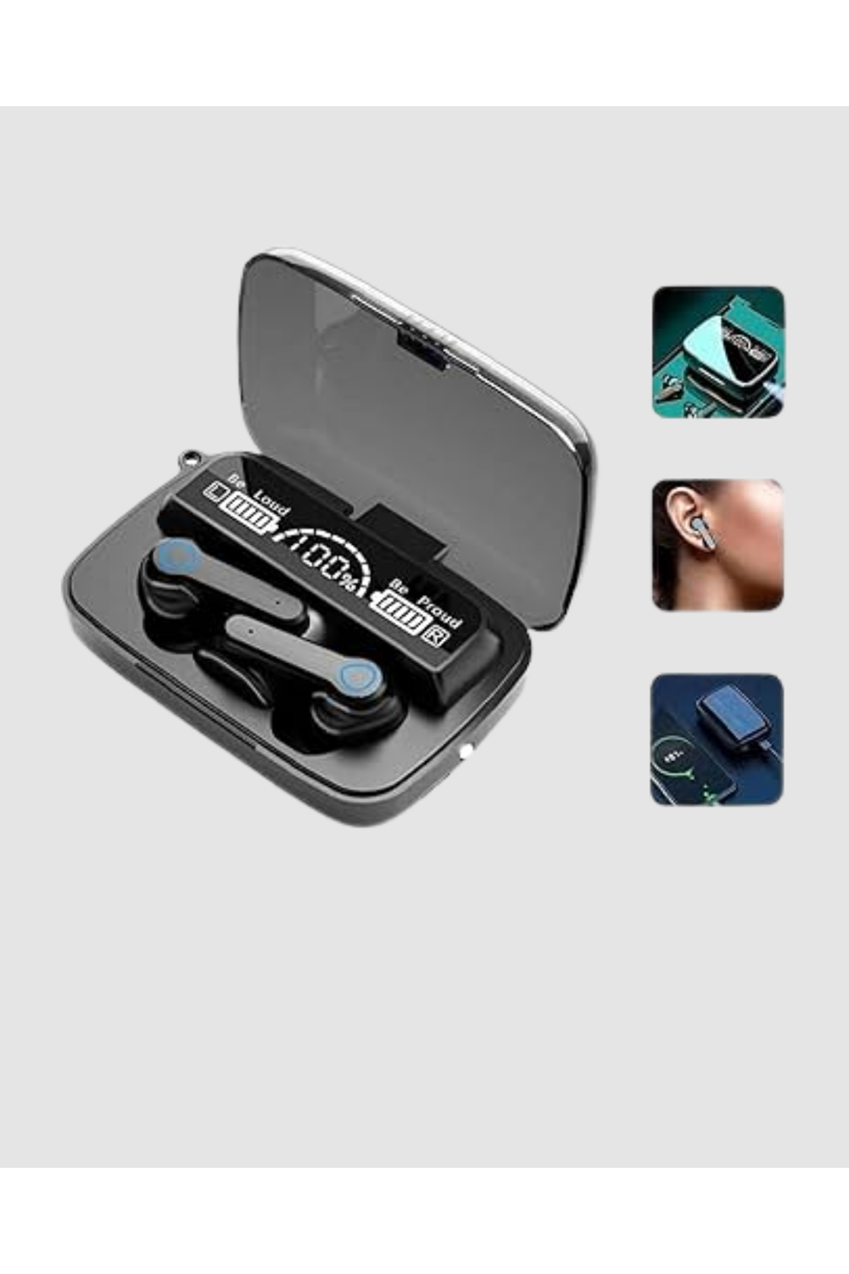 Bluetooth Kulaklık – Powerbank Özellikli, Oyun Modlu, Uzun Ömürlü ve Şarj Kutulu