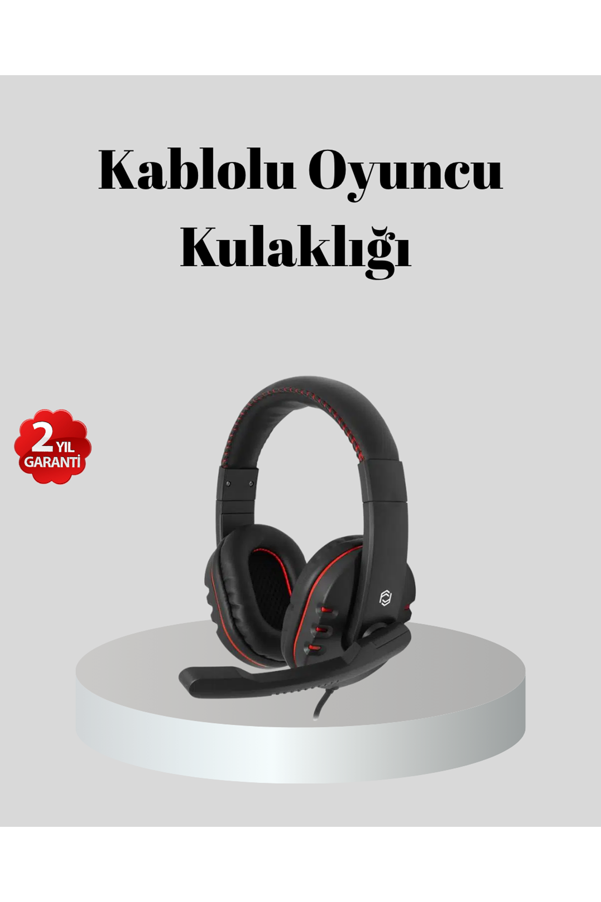 Stereo Ses Destekli Mikrofonlu Gaming Kulaklık – Yumuşak Pedli