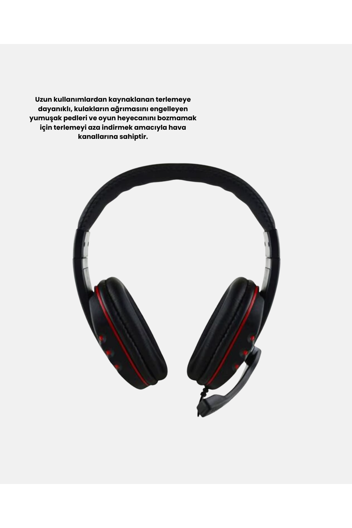 Stereo Ses Destekli Mikrofonlu Gaming Kulaklık – Yumuşak Pedli