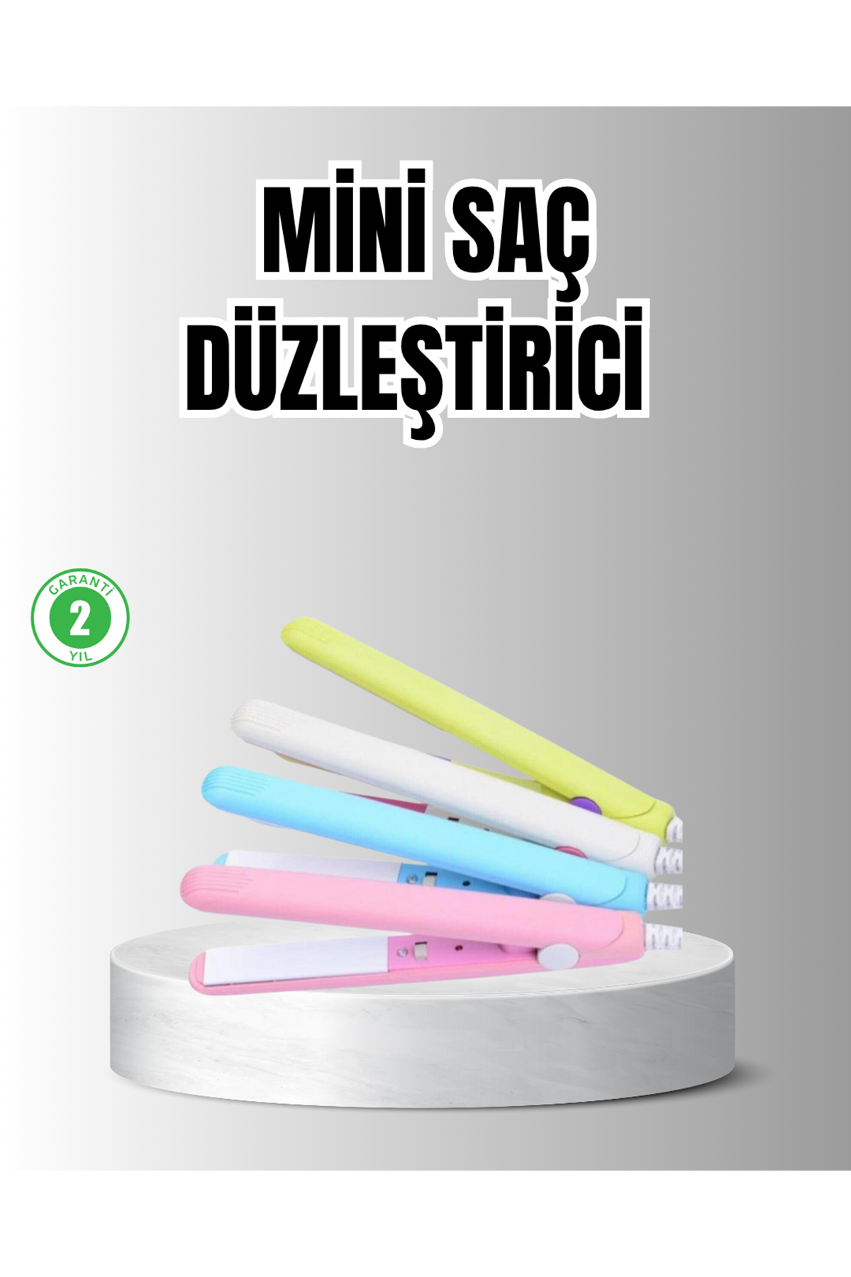 Taşınabilir Seramik Kaplama Mini Saç Düzleştirici – Seyahat ve Günlük Kullanım İçin İdeal