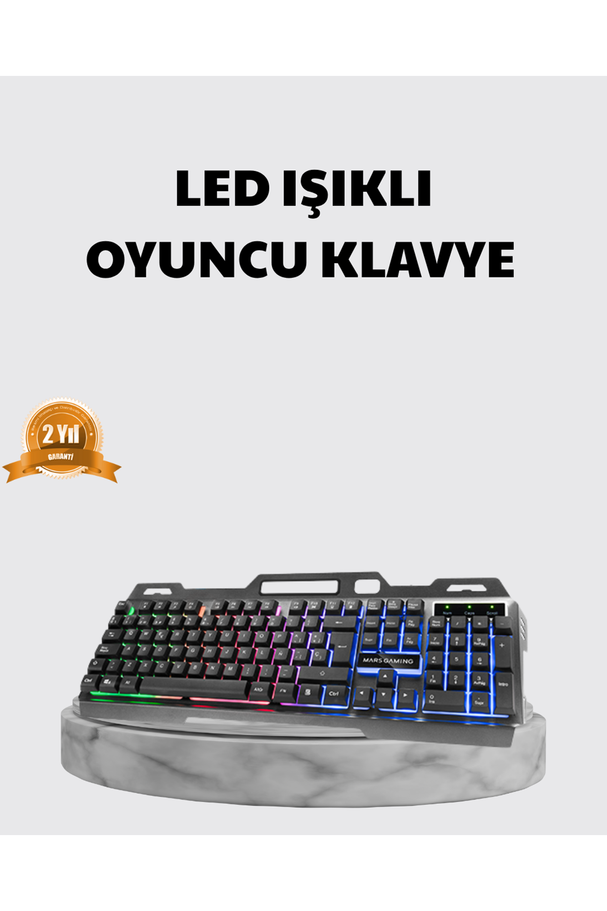 Profesyonel Oyuncu Klavye Mouse Seti – RGB Işıklı, Türkçe Q, DPI Ayarlı, Dayanıklı Gövde
