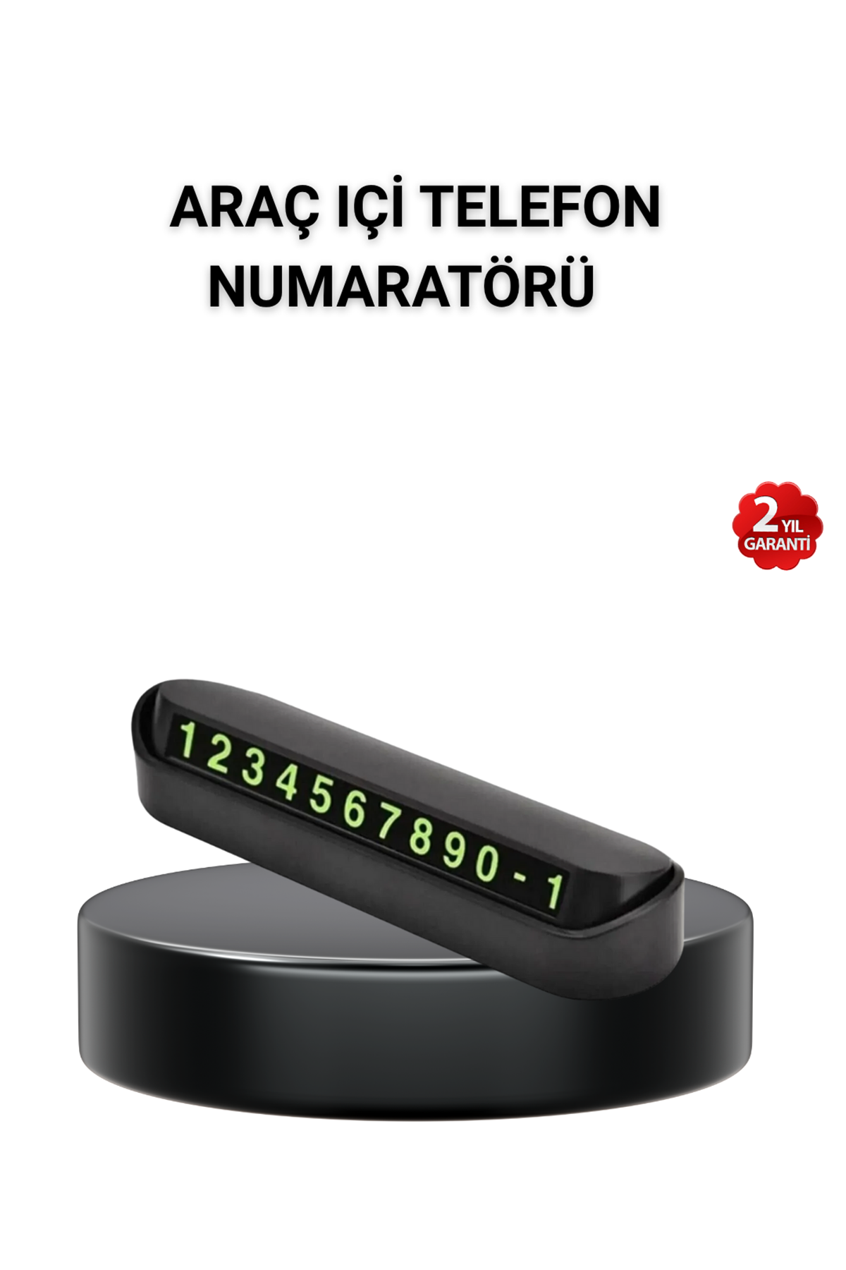 Alüminyum Kasa Gri Çevirmeli Araç İçi Telefon Numaratörü