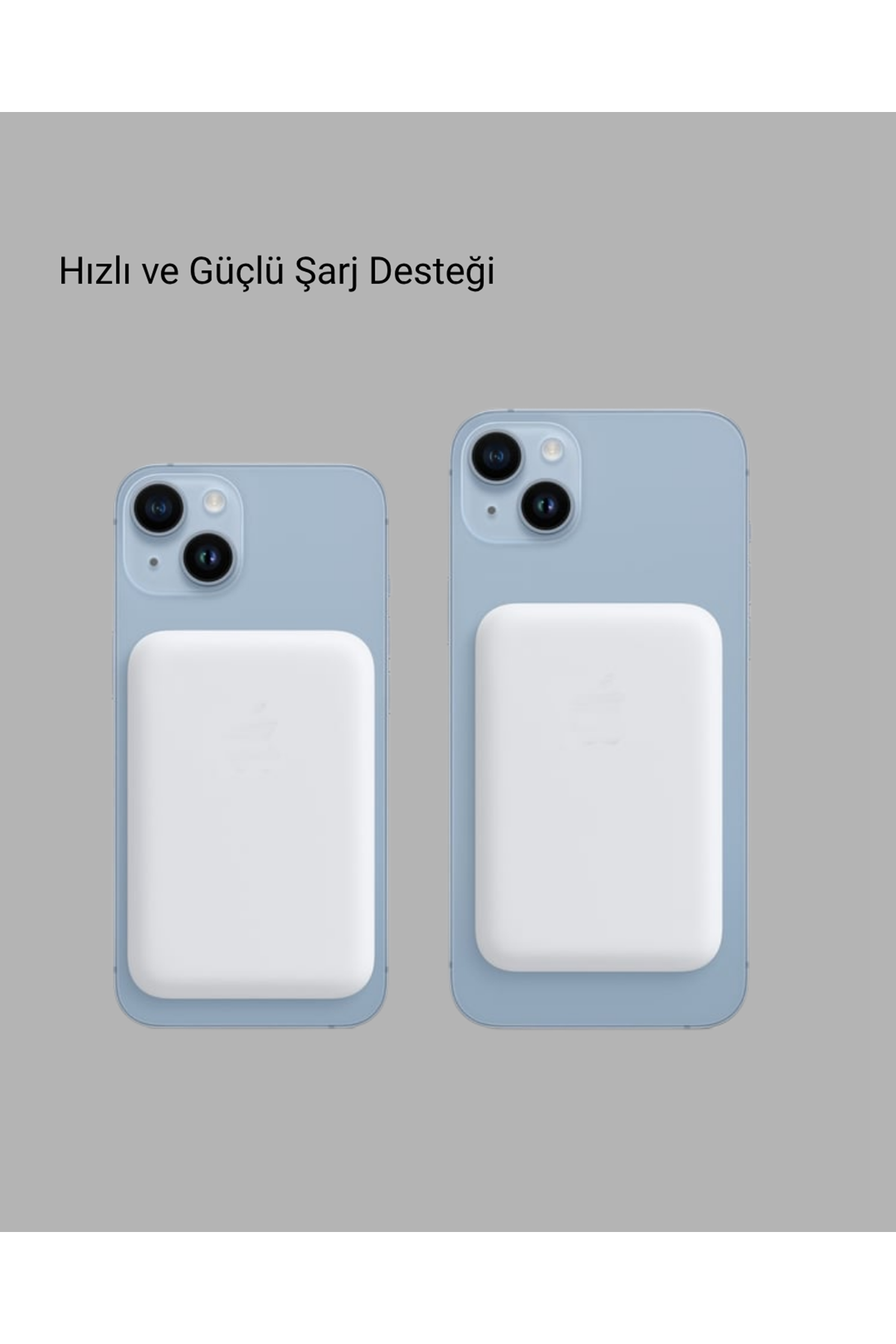 MagSafe 15W Kablosuz Hızlı Şarj, Lightning Girişli Taşınabilir Batarya
