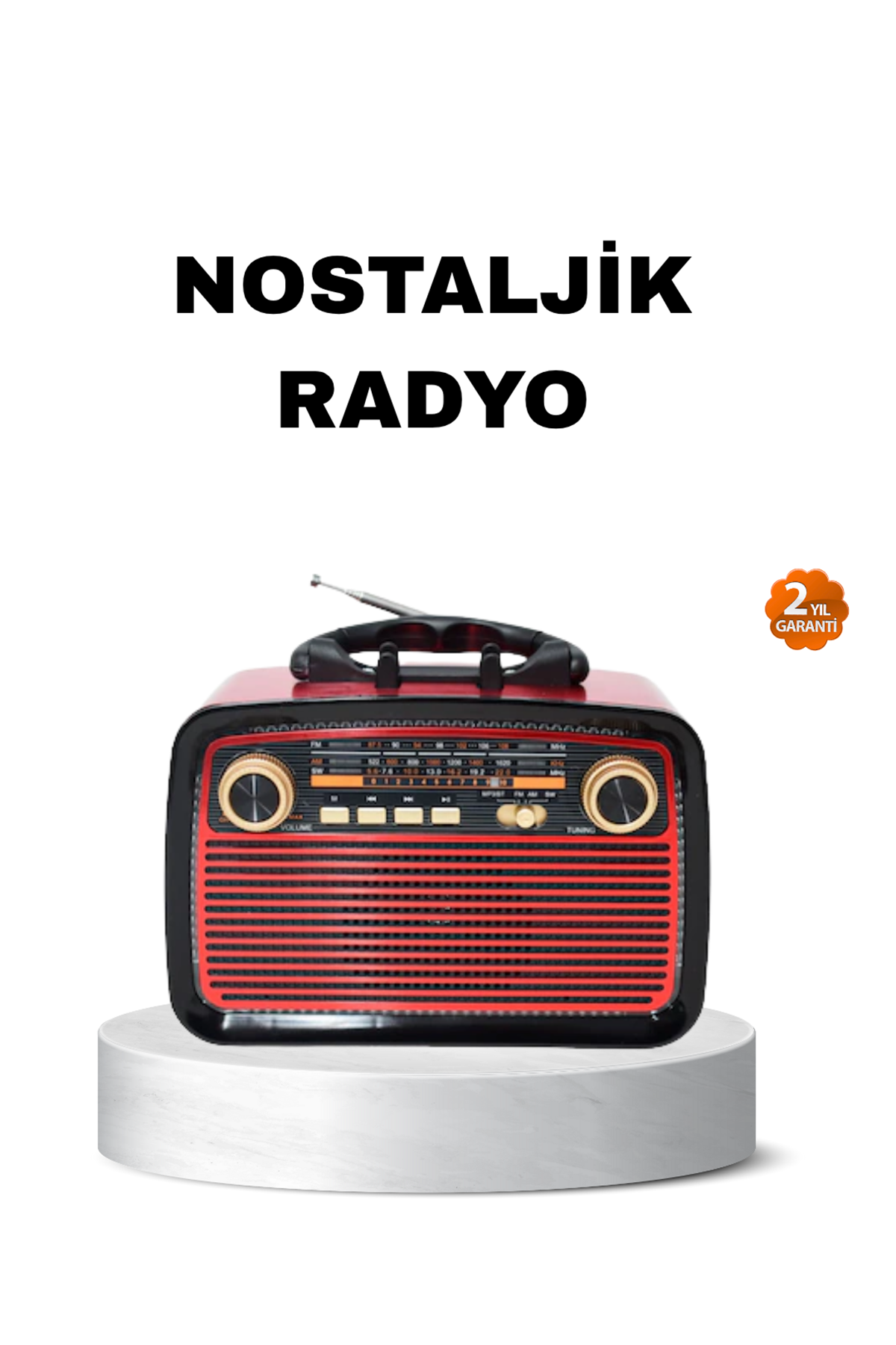 Bluetooth’lu LED Işıklı Nostaljik Müzik Kutusu – Ahşap Dokulu, Vintage Tasarım ve Yüksek Ses Kalitesi