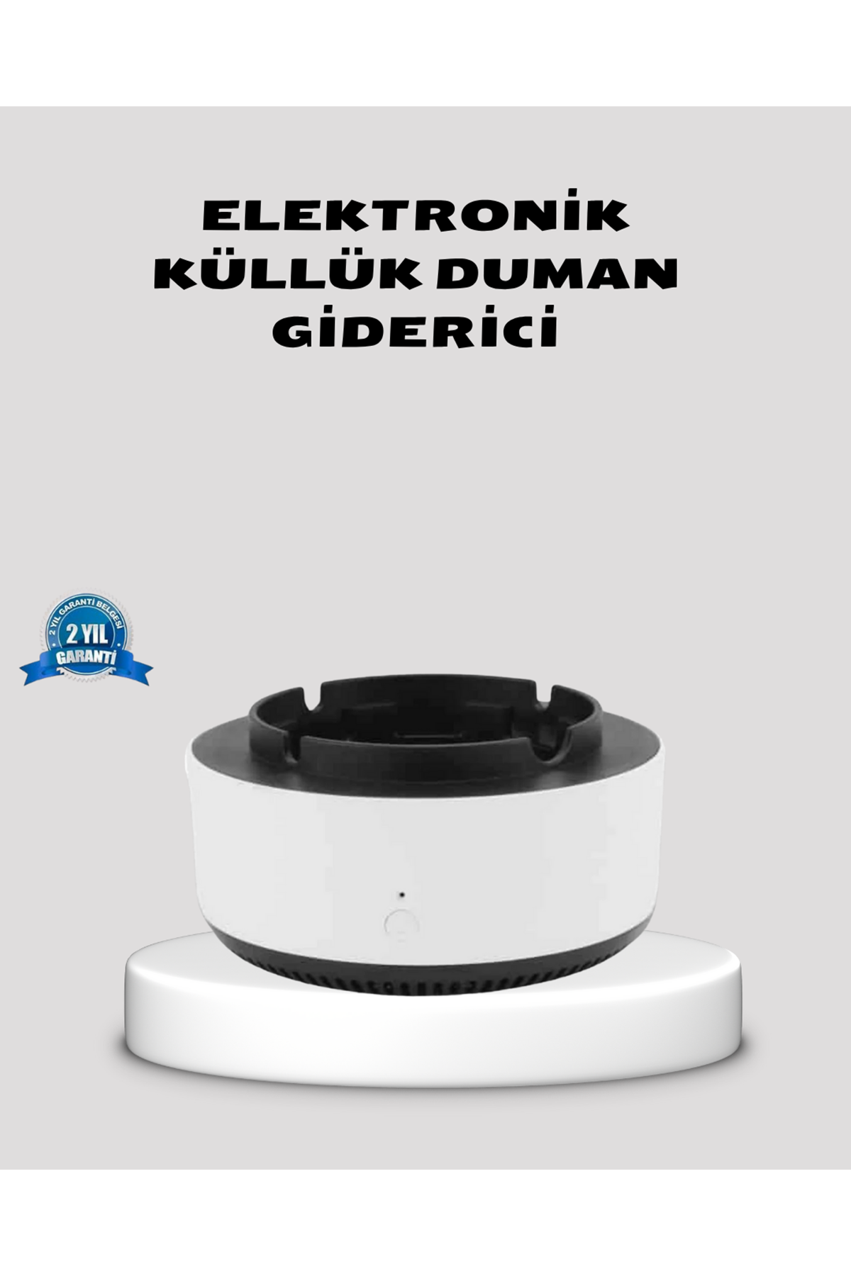 Hava Temizleyici Küllük – Sigara Dumanı Filtreli, Sessiz Çalışan, Şık Tasarım