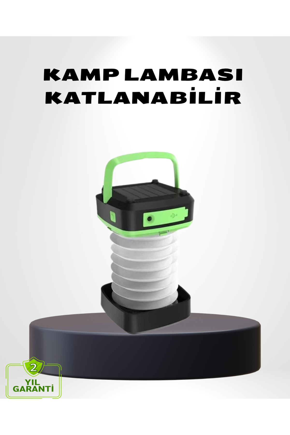 Şarjlı LED Lamba – Dokunmatik Sensörlü, 3 Kademeli Parlaklık