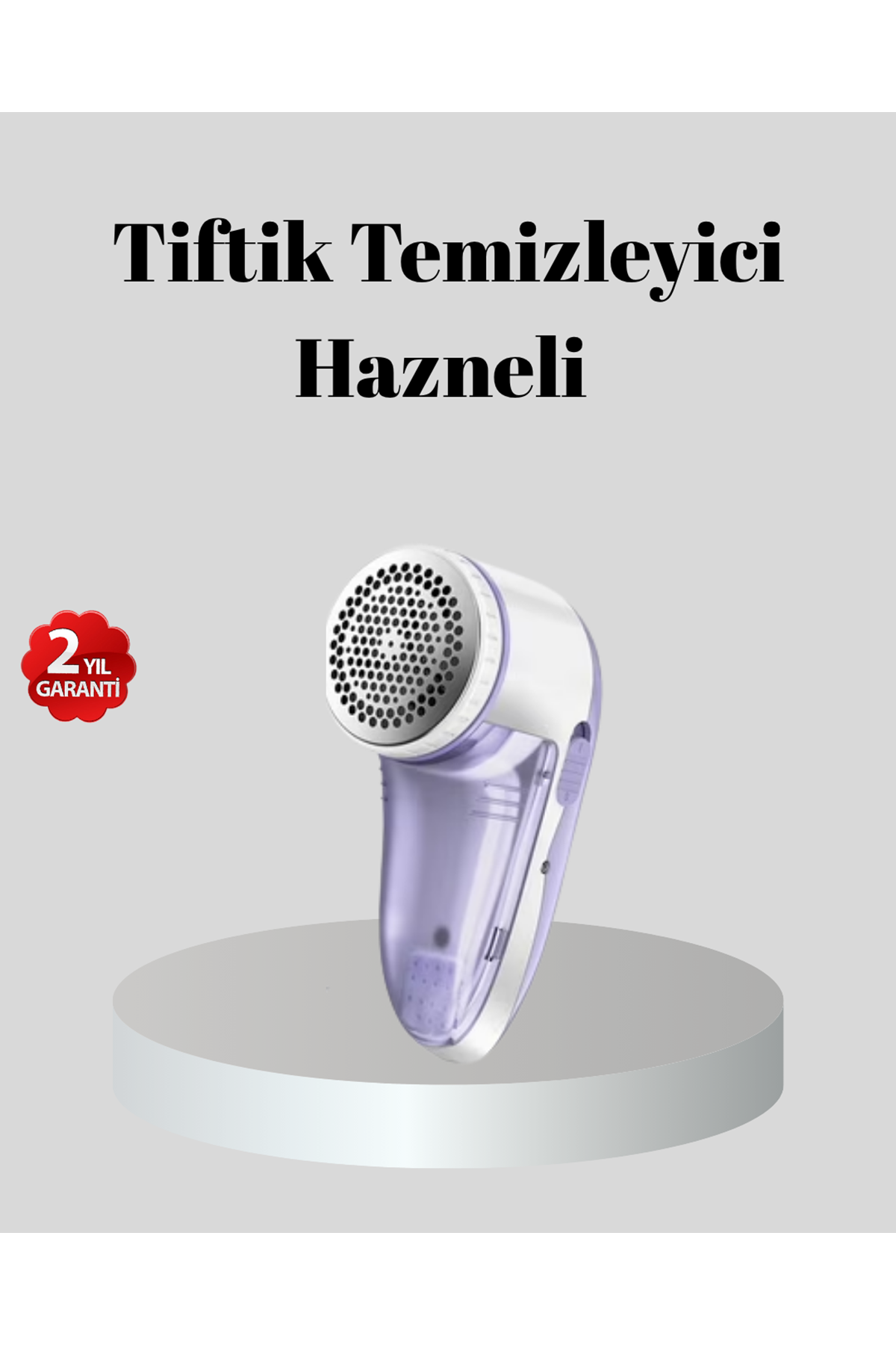 Şarjlı Tiftik Temizleyici – Çıkarılabilir Hazneli, Anti-Statik Fırçalı, USB Şarjlı