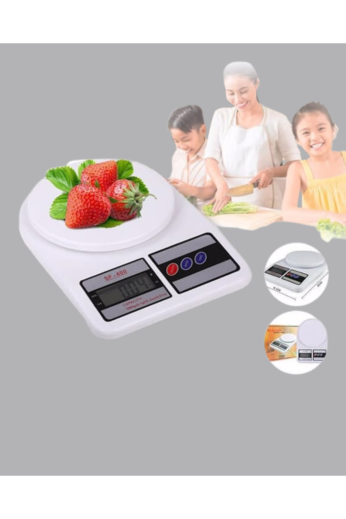Taşınabilir Hassas Tartı – 5kg Kapasite, 1g Ölçüm, Gram ve Ons Desteği