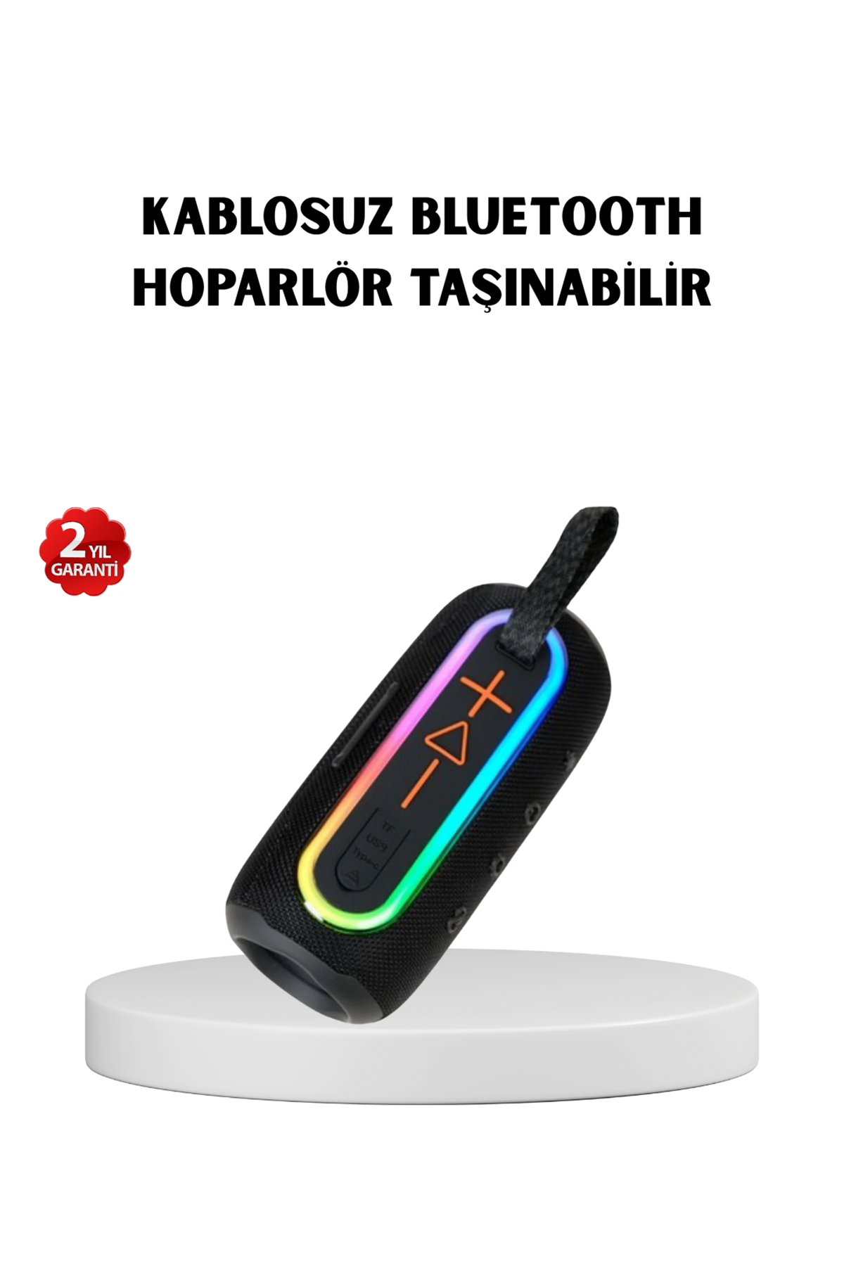 Kablosuz Hoparlör – Bluetooth 5.1, Güçlü Bas ve 10 Metre Menzil