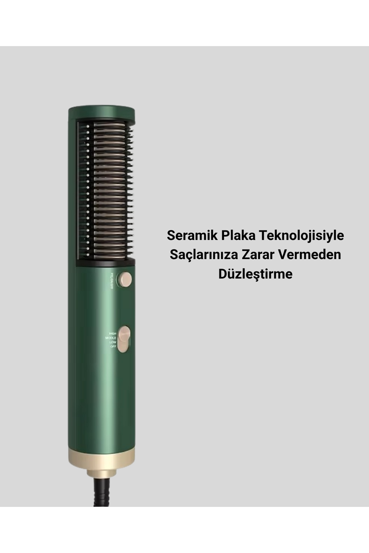 İyon Teknolojili Seramik Saç Düzleştirici – Eşit Isı Dağılımı